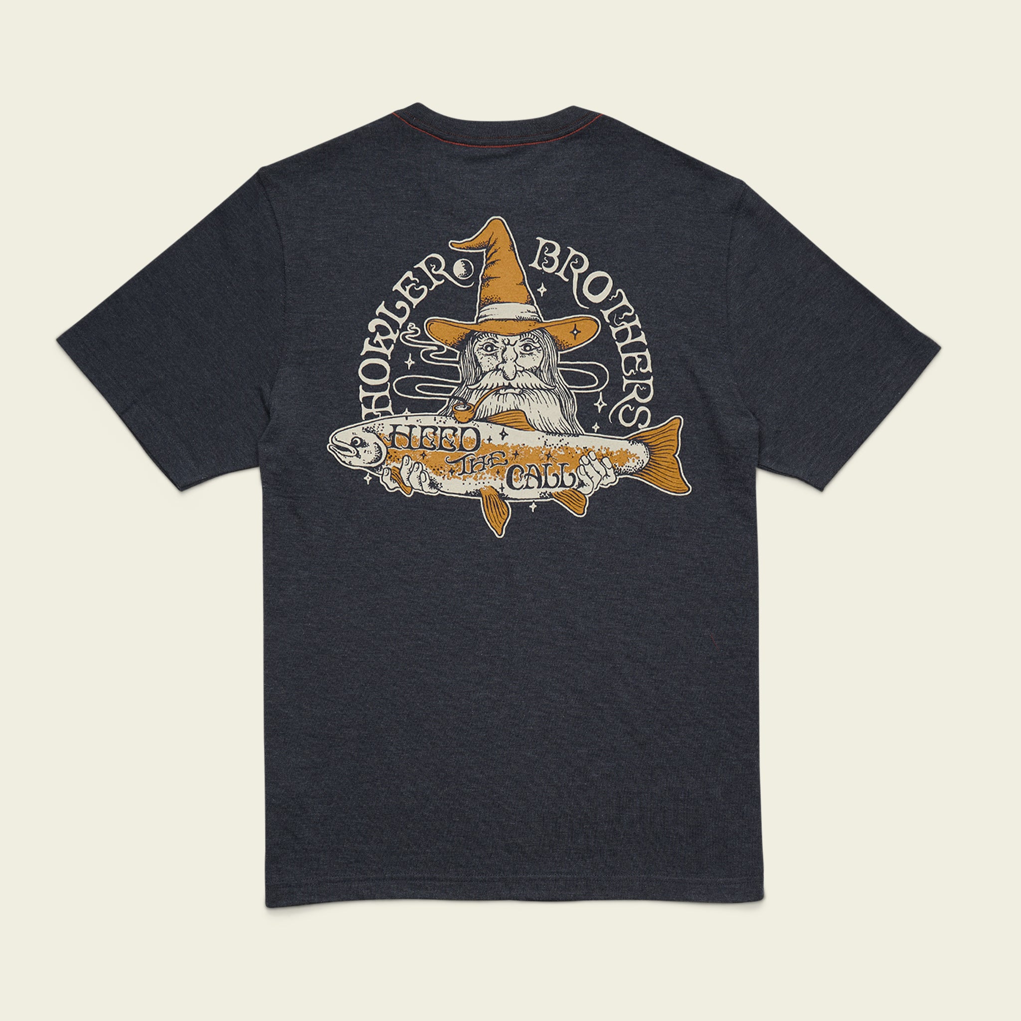 River Wizard T-Shirt - Navy Heather – HOWLER BROTHERS