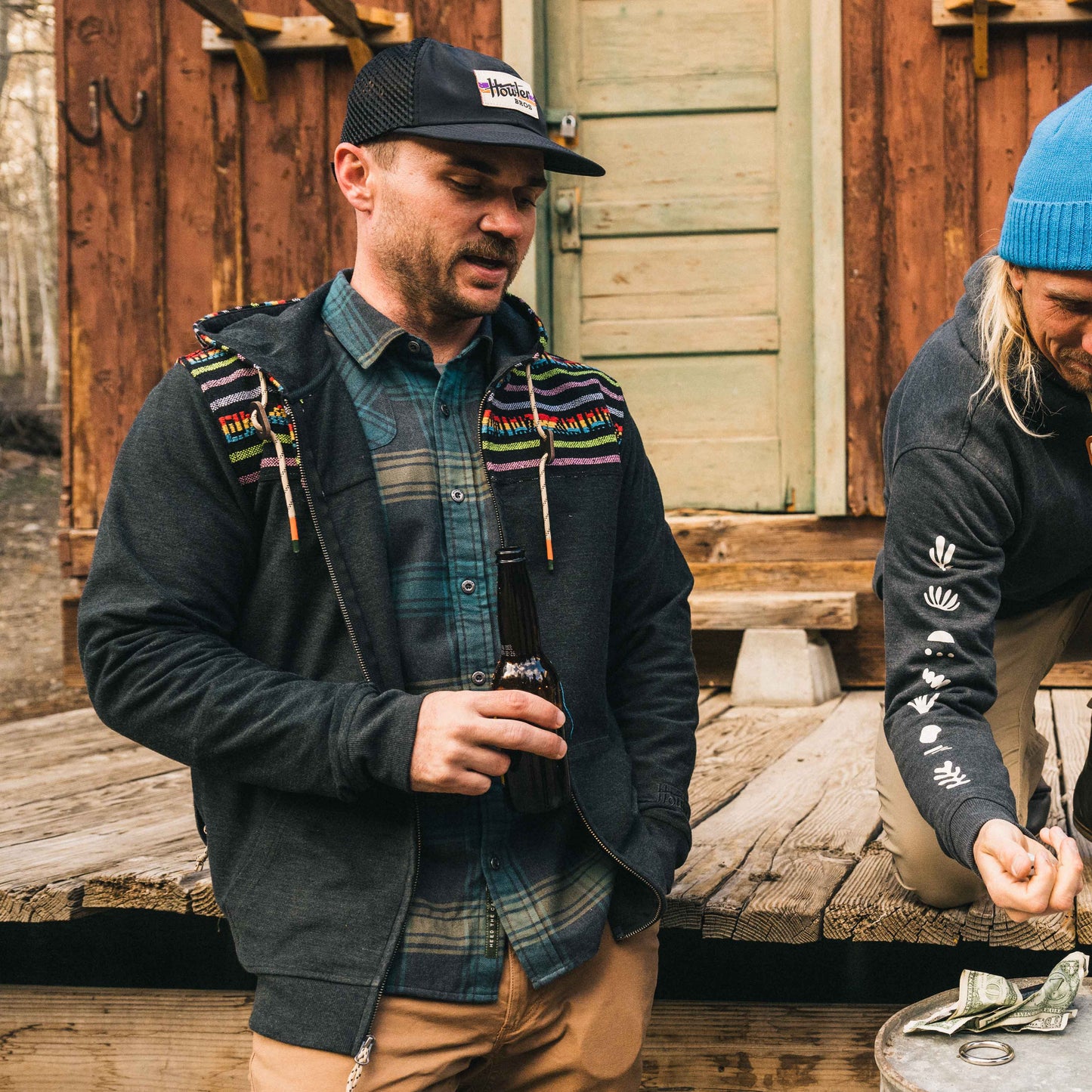 Shaman Hoodie - Antique Black / Kwanti Jacquard