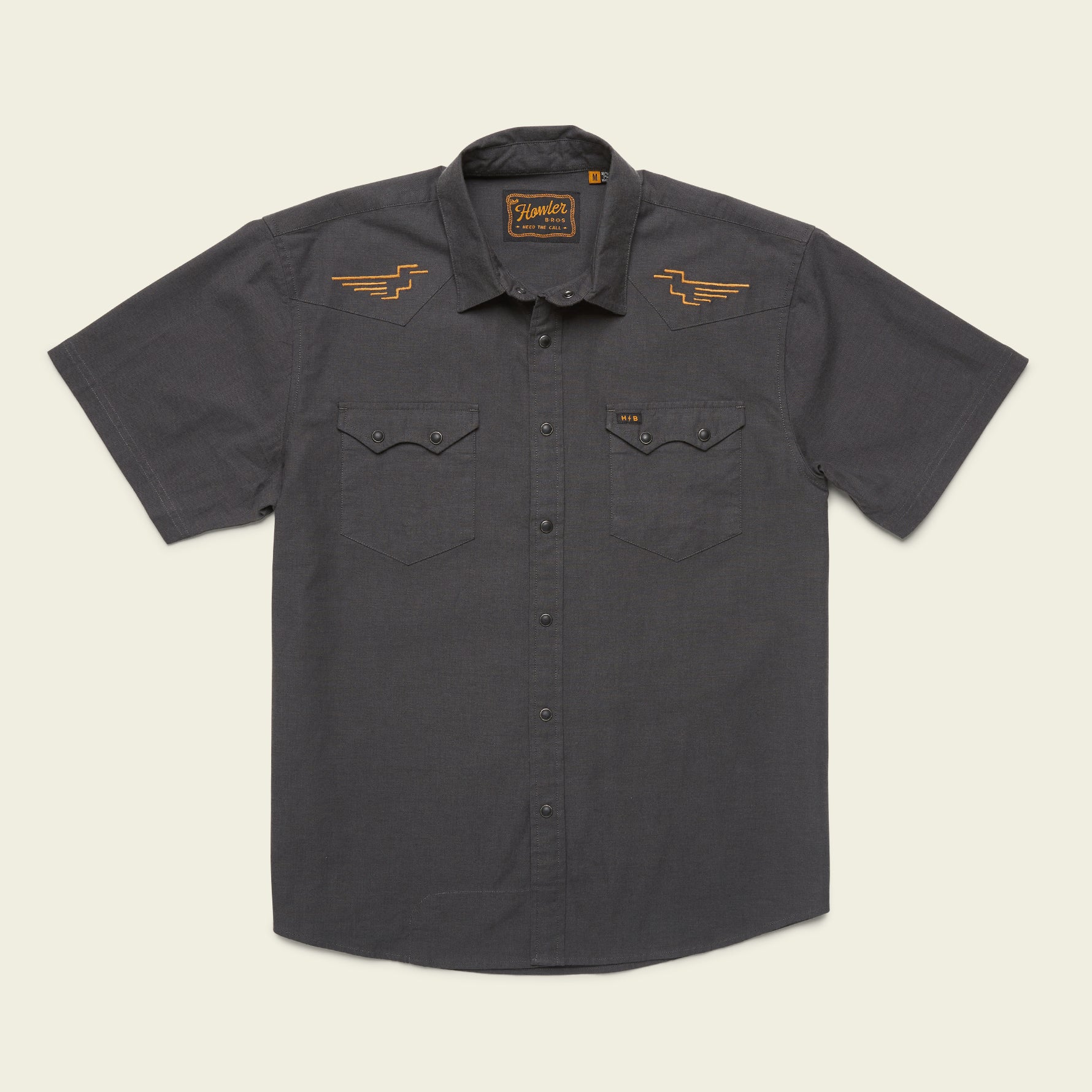 Key Chambray Short Sleeve Western Shirt