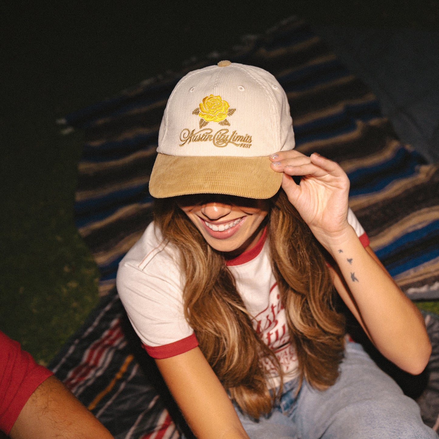 ACL Fest 2025 Standard Hat - Cream / Sand Corduroy