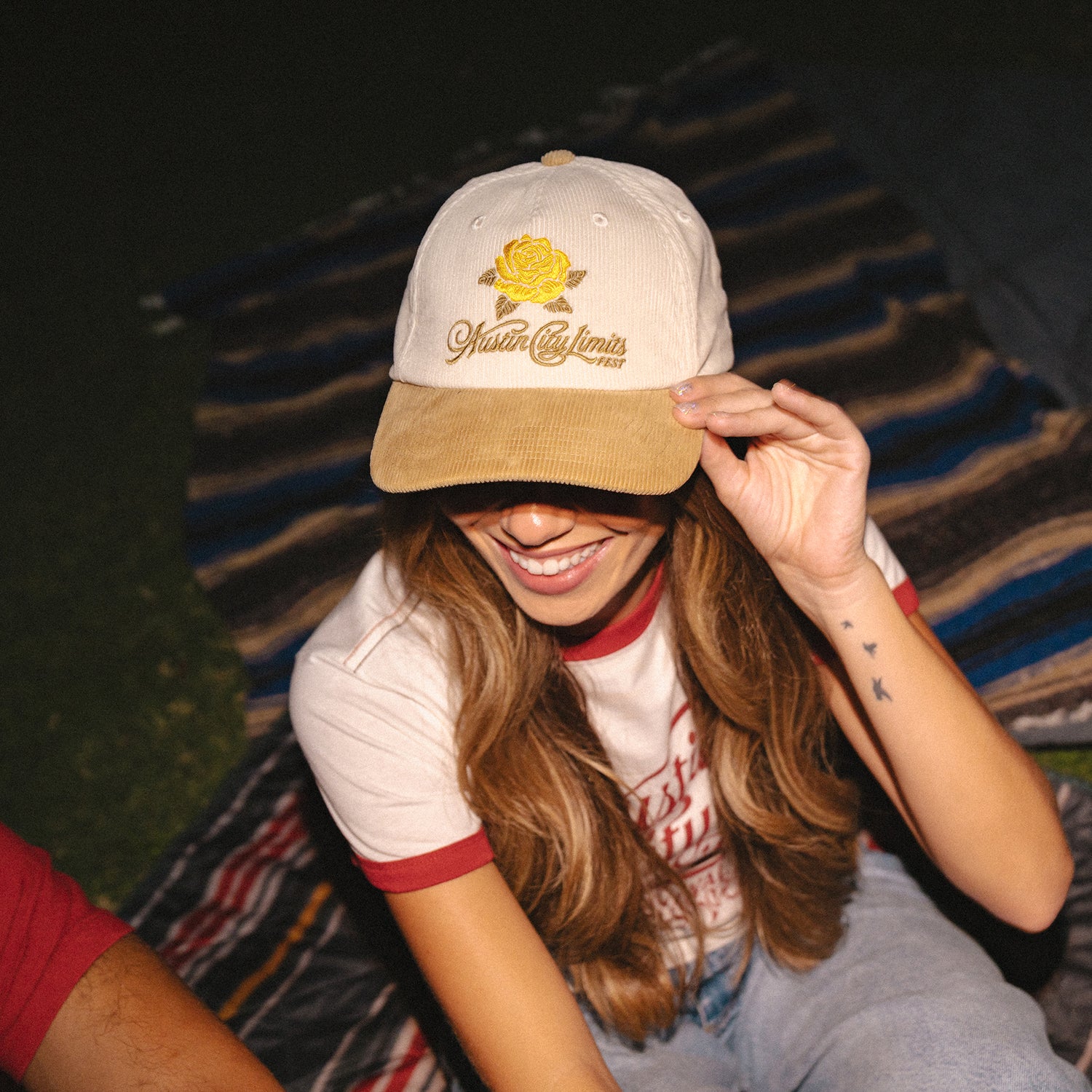 ACL Fest 2025 Standard Hat - Cream / Sand Corduroy