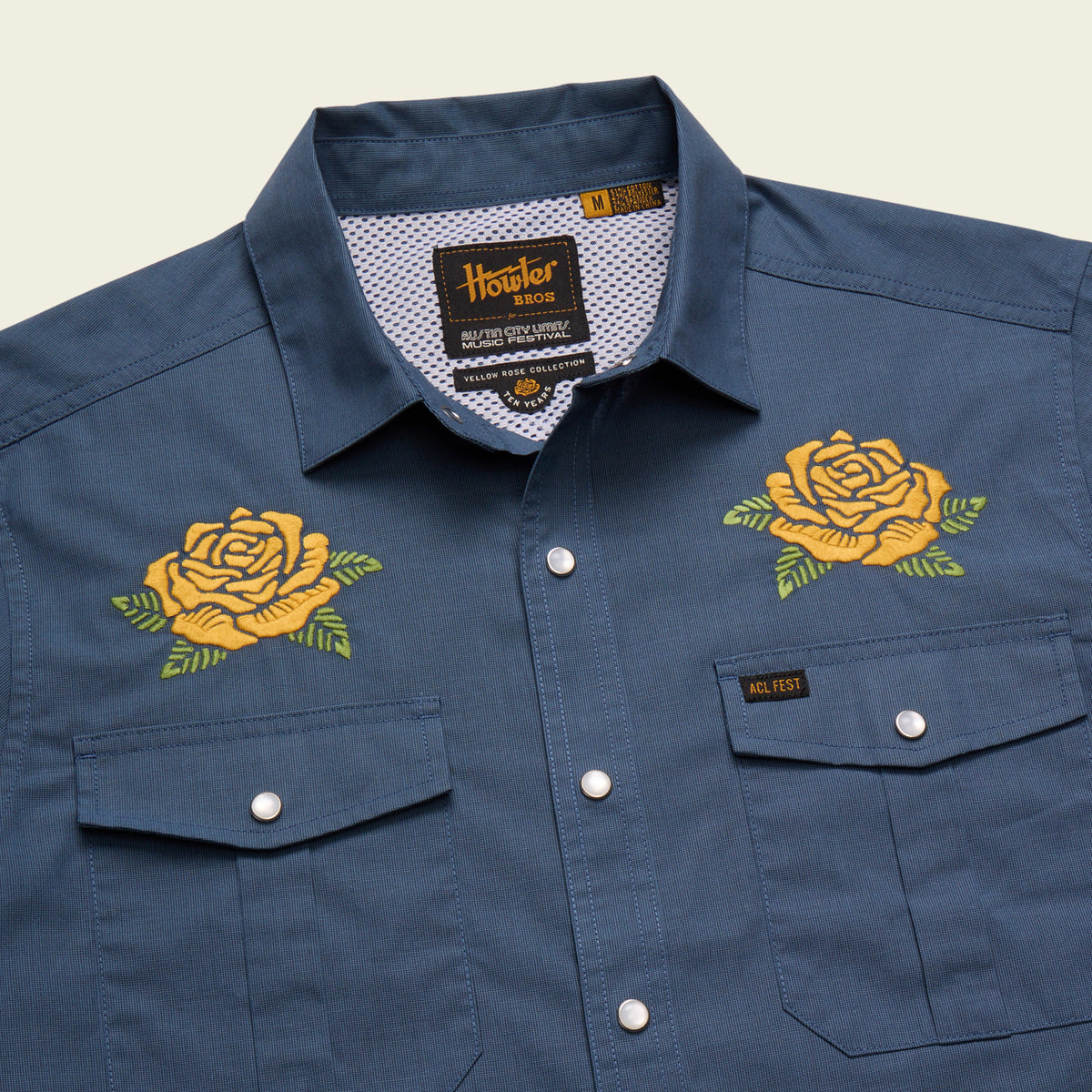 ACL Fest 2026 Gaucho Snapshirt - Anniversary Roses : Midnight - View 3