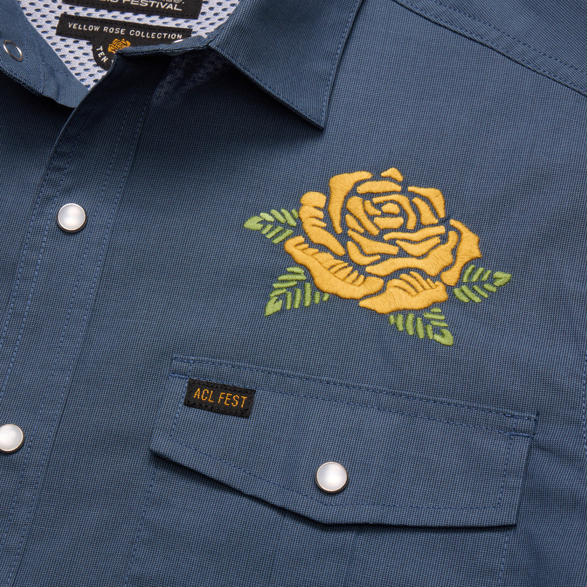 ACL Fest 2026 Gaucho Snapshirt - Anniversary Roses : Midnight - View 4