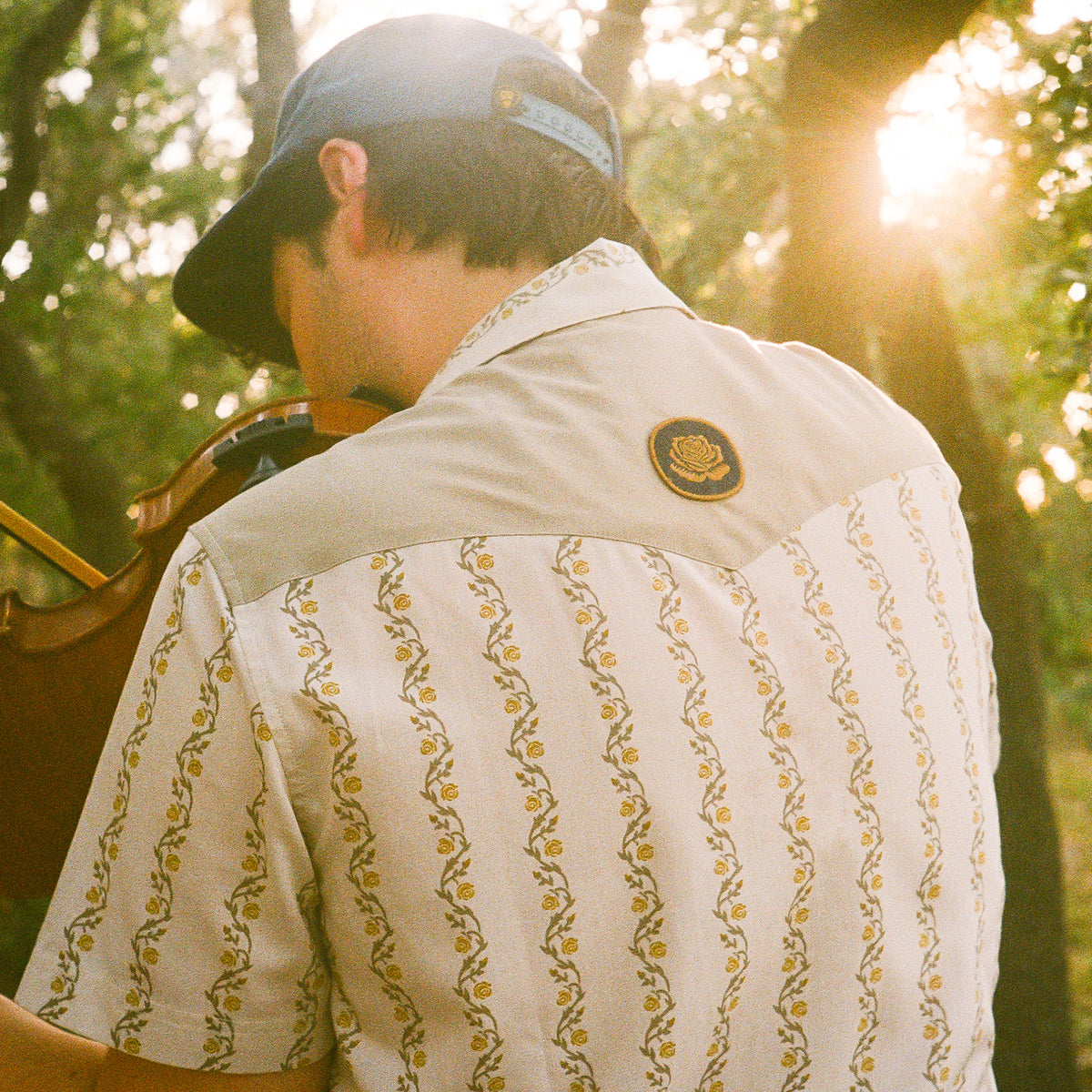 ACL Fest 2026 H Bar B Snapshirt - Rosey Ribbons : Riverbed Oxford - View 5