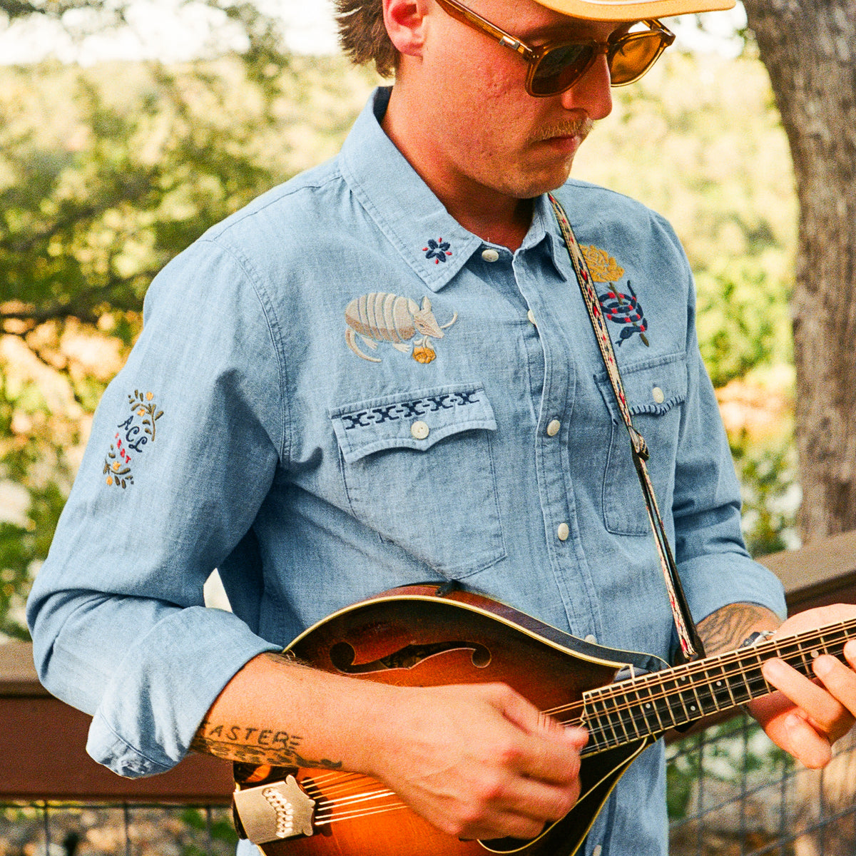 ACL Fest 2026 Novato Shirt - Washed Indigo : Chambray - View 8