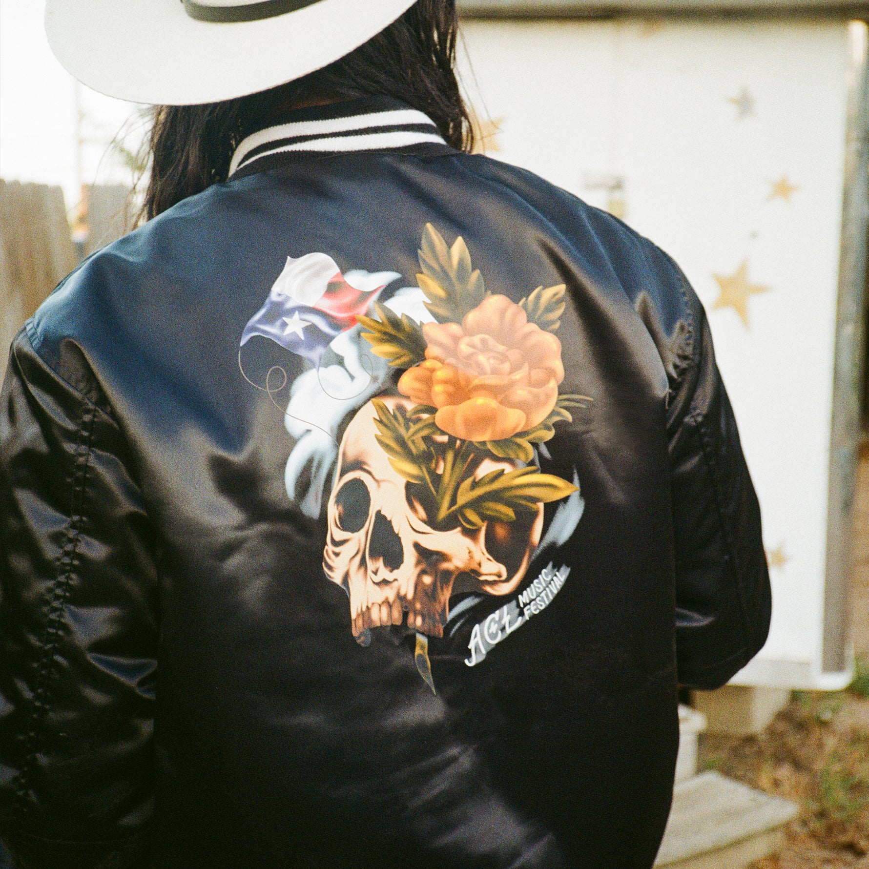 ACL Fest 2024 Satin Rose Souvenir Jacket | Howler Brothers ACL Fest 2024 Satin Rose Souvenir Jacket | Howler Brothers