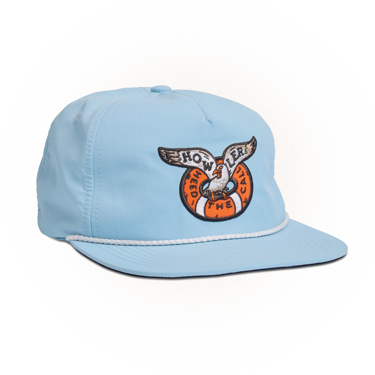 Bermuda Triangle Snapback - Buoy Bird : Sky Blue