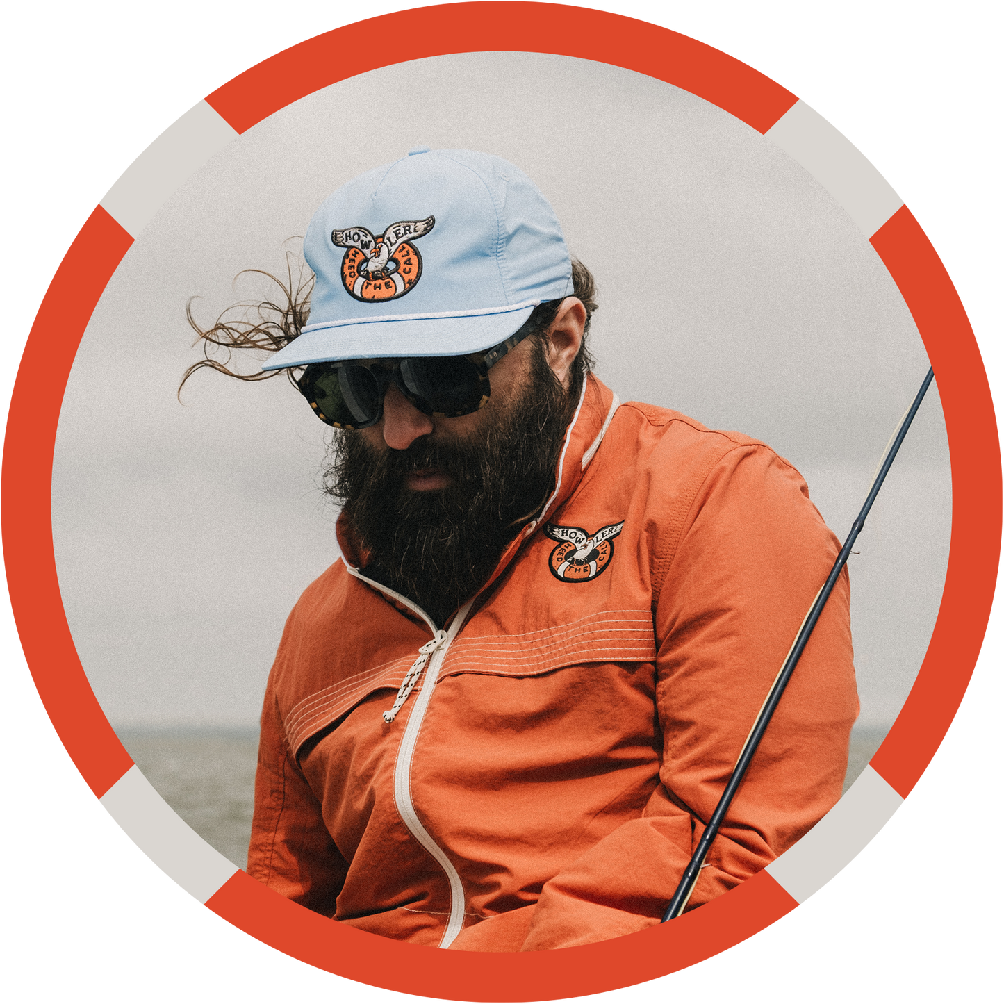 Bermuda Triangle Snapback - Buoy Bird : Sky Blue