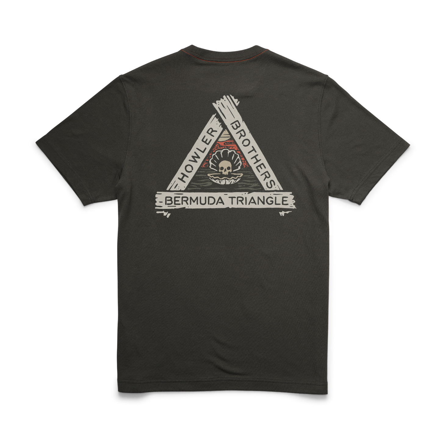 Bermuda Triangle T-Shirt - Deadly Triad : Antique Black