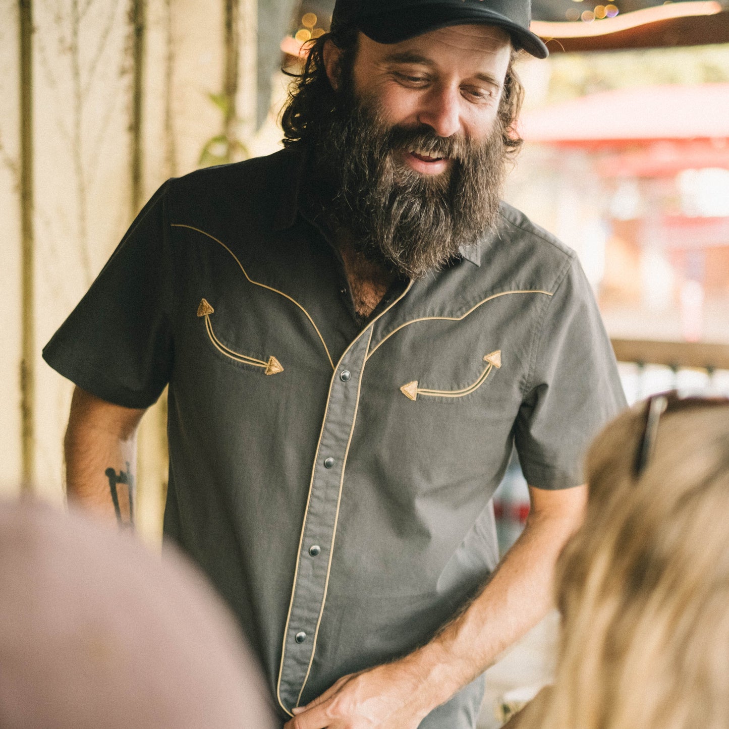 Broncbuster Snapshirt - Antique Black