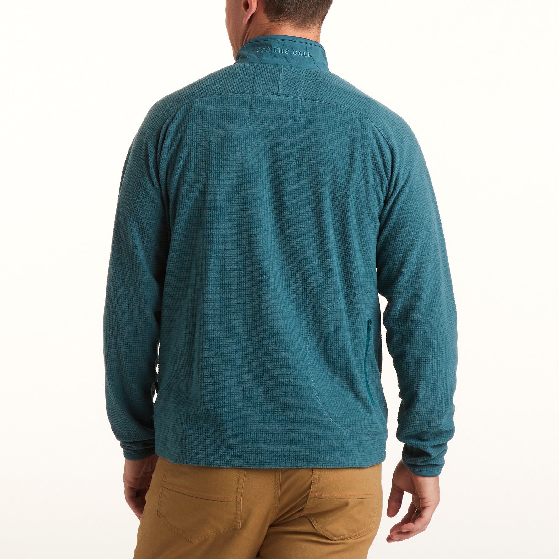 Talisman Grid Fleece Jacket - Dark Teal – HOWLER BROTHERS