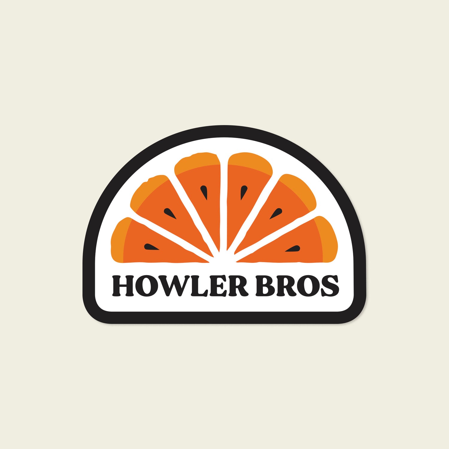 Howler Citrus Sticker