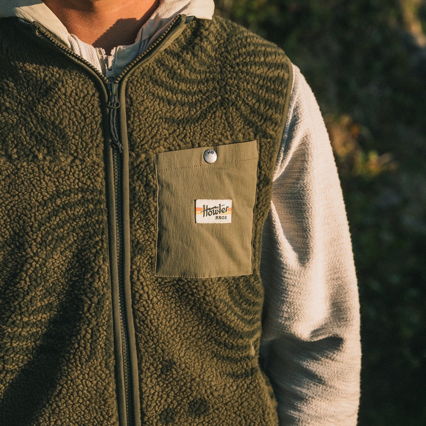 Chisos Fleece Vest - Forest Floor : Frond