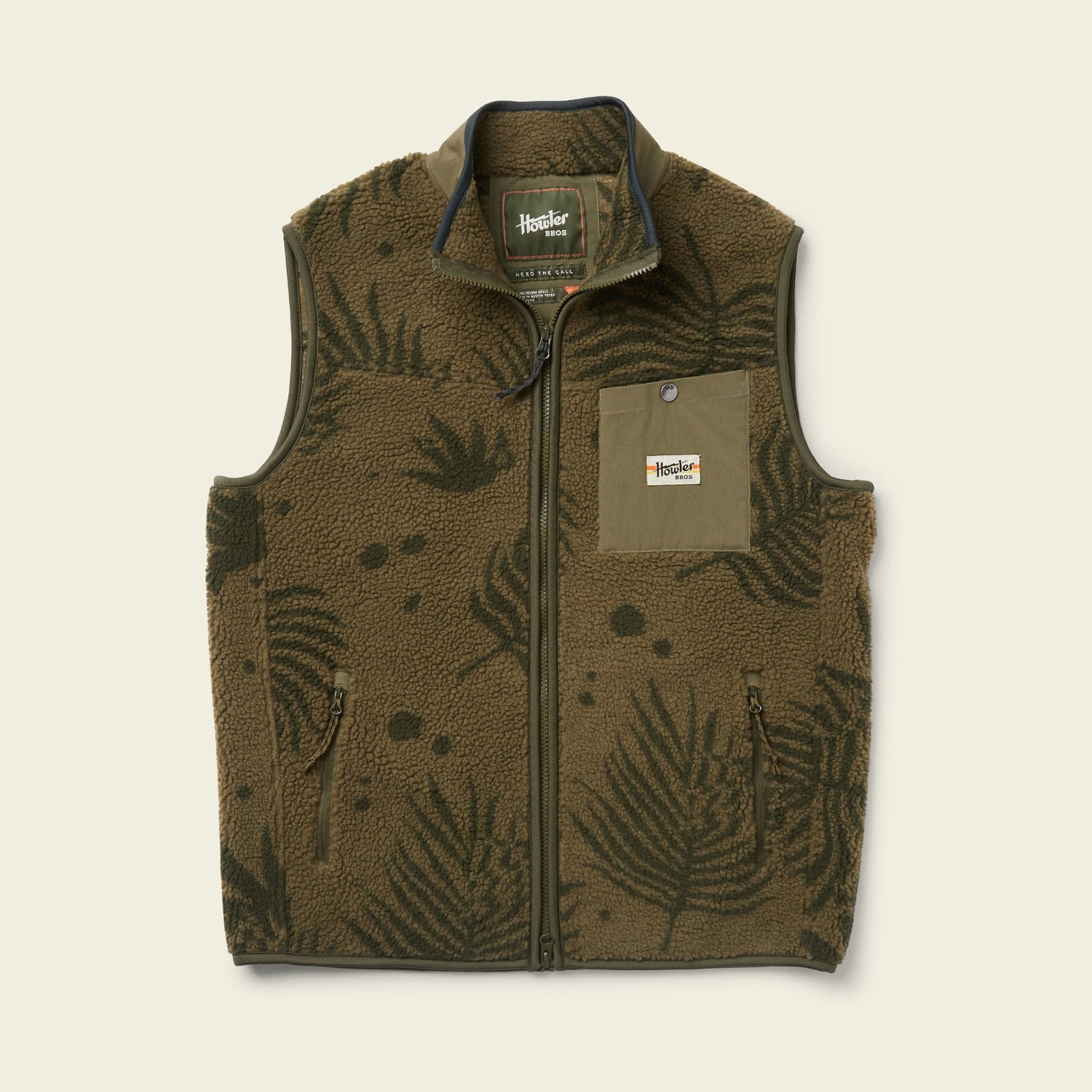 Chisos Fleece Vest - Forest Floor : Frond