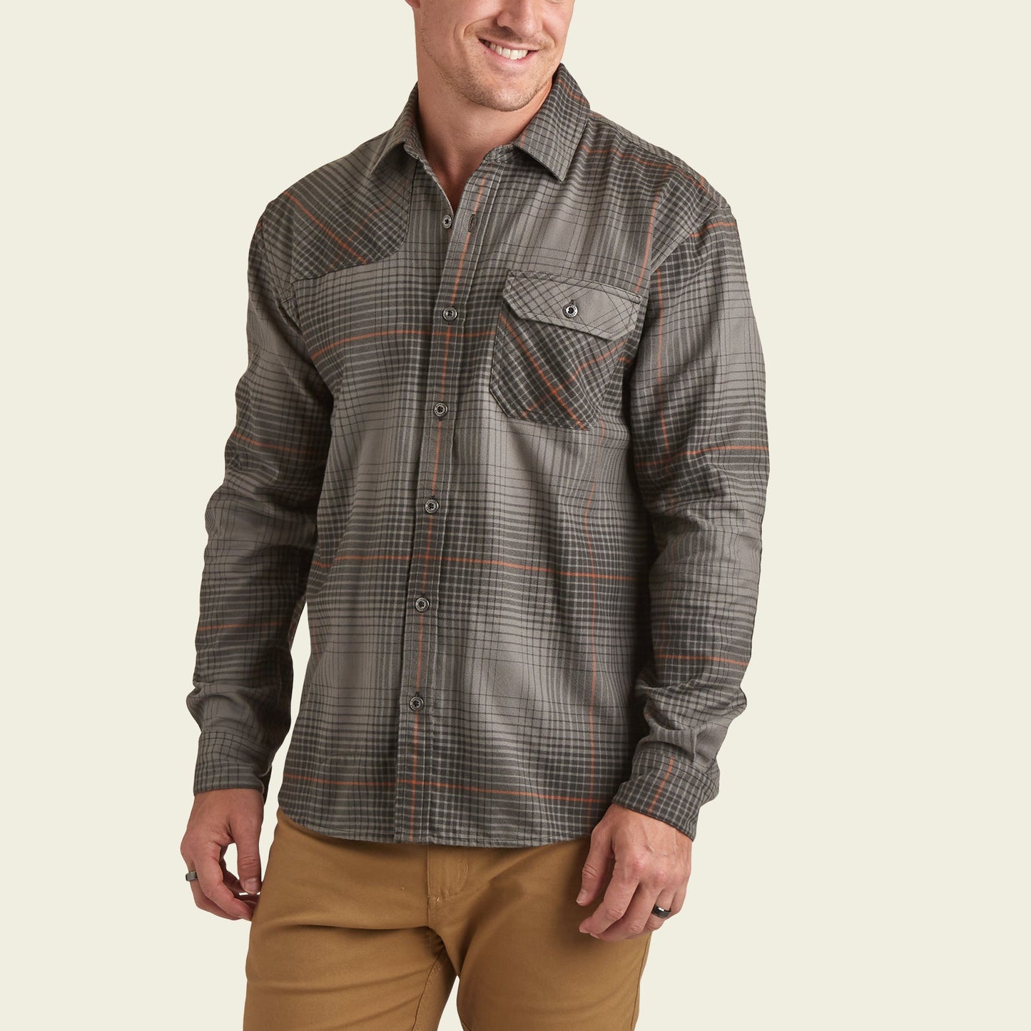 Harker's Flannel - Roberts Plaid : Charcoal