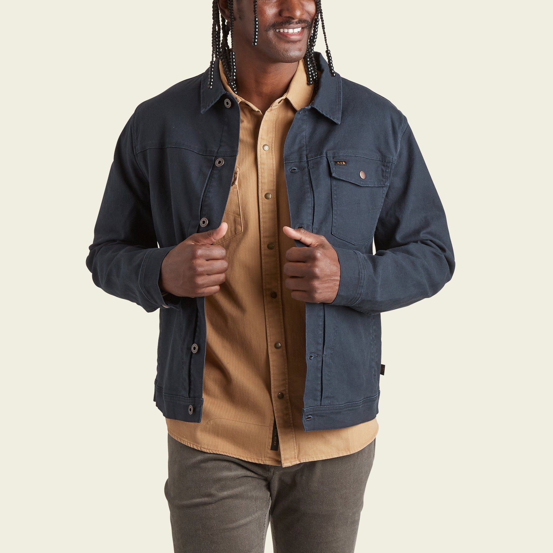 Lined Depot Jacket - Admiralty Blue – HOWLER BROTHERS