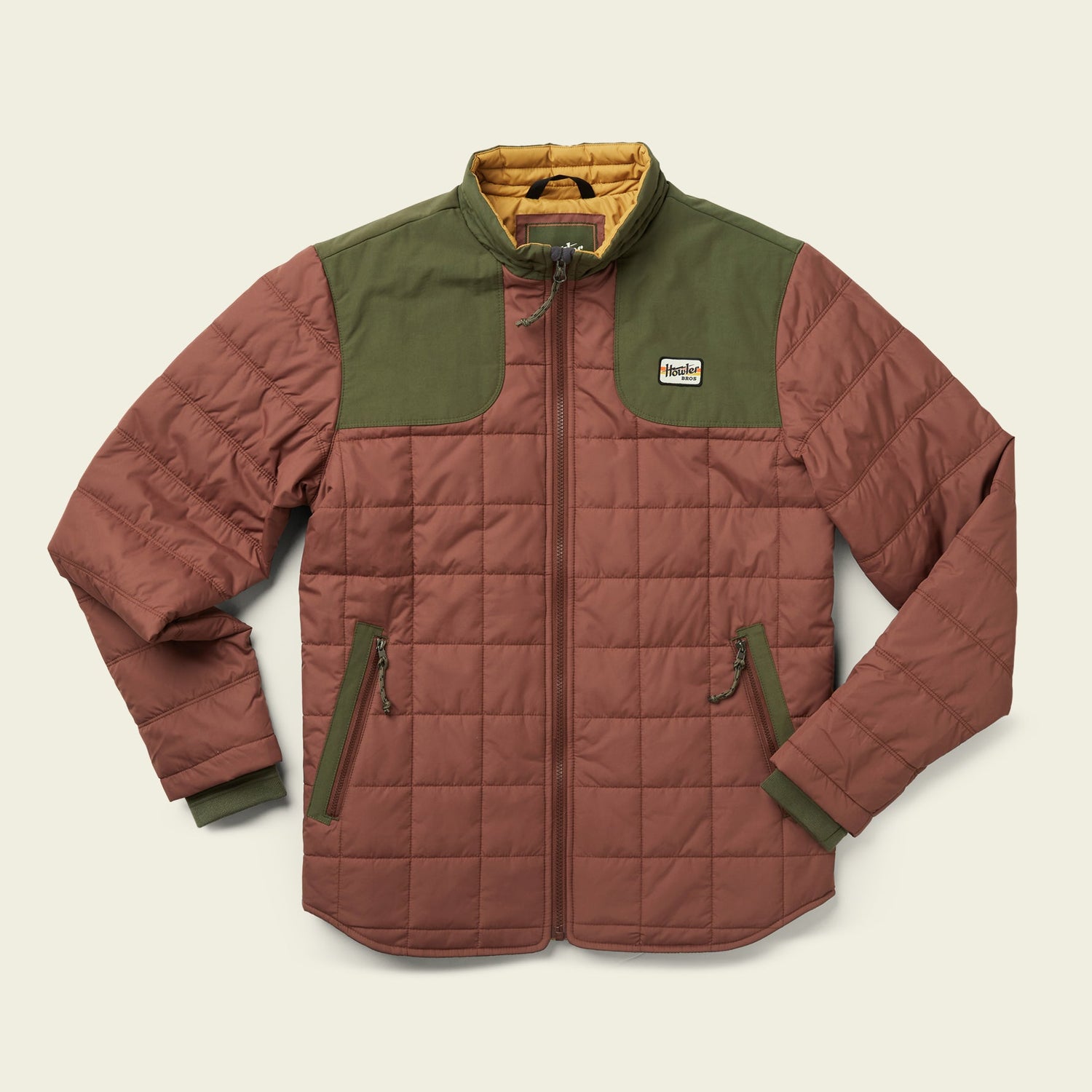 Merlin Jacket - Cherrywood / Olivetree