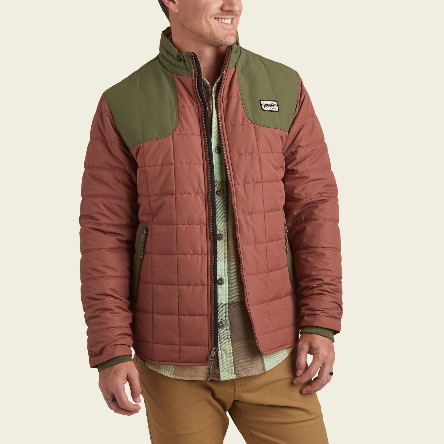 Merlin Jacket - Cherrywood / Olivetree