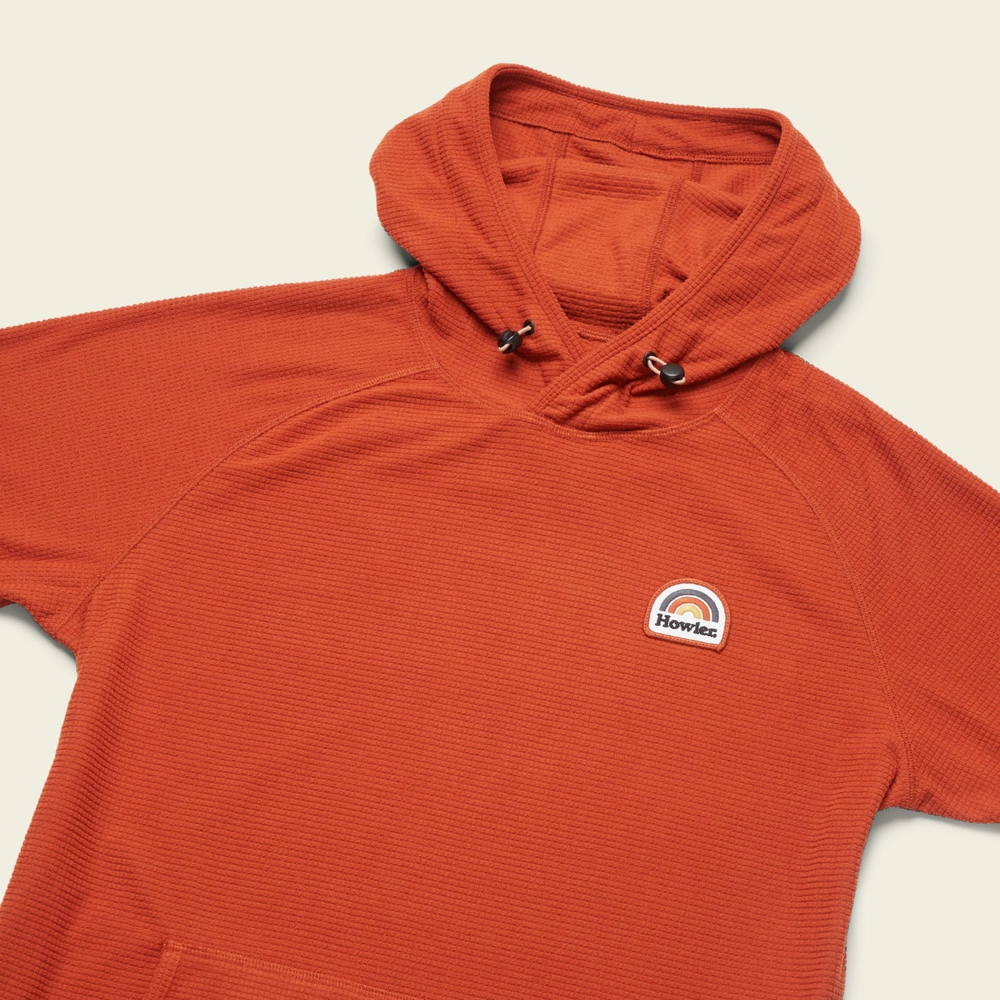 Palo Duro Grid Fleece Hoodie - Cinnamon