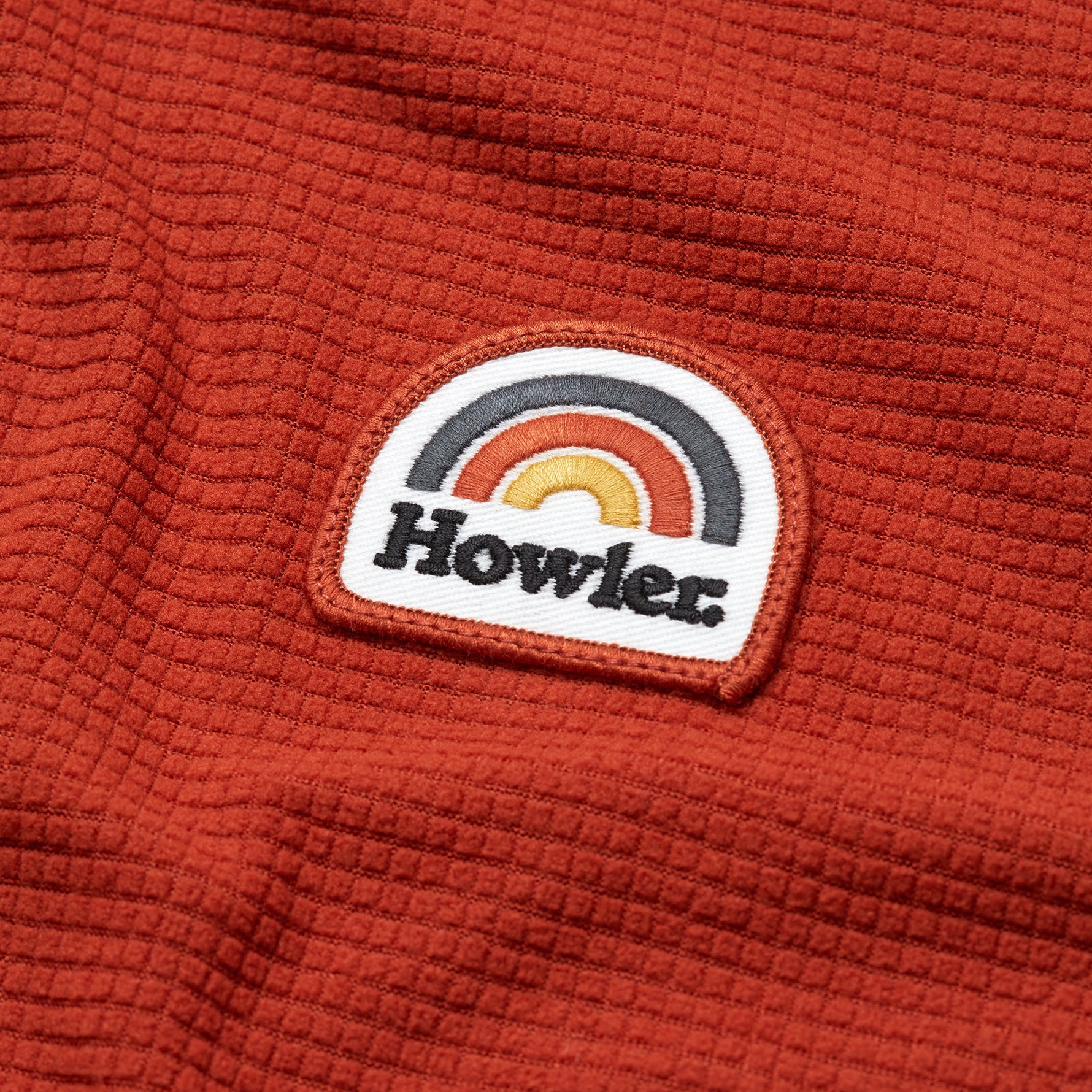 Palo Duro Grid Fleece Hoodie - Cinnamon – HOWLER BROTHERS