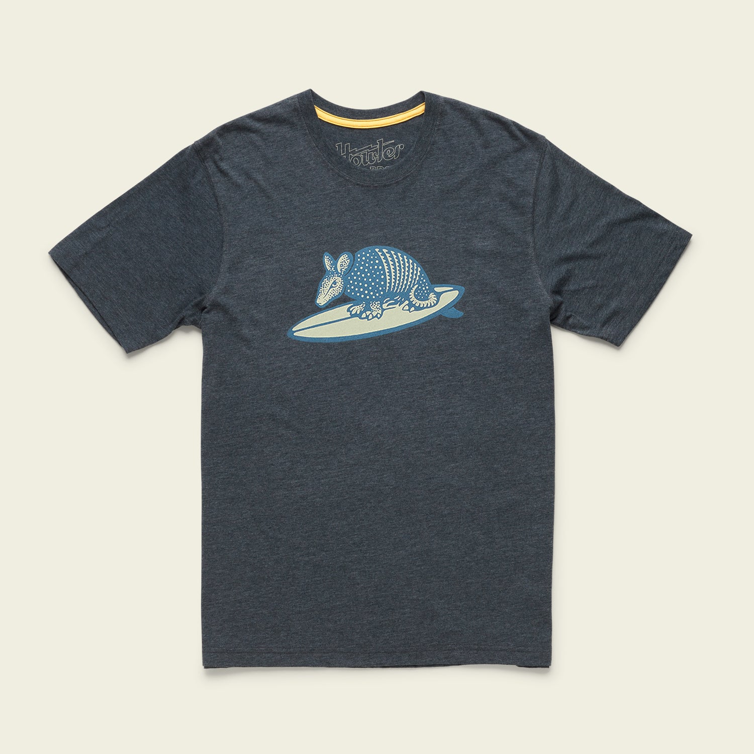 Howler Brothers Surfin' Armadillo T-Shirt - Charcoal Heather XL