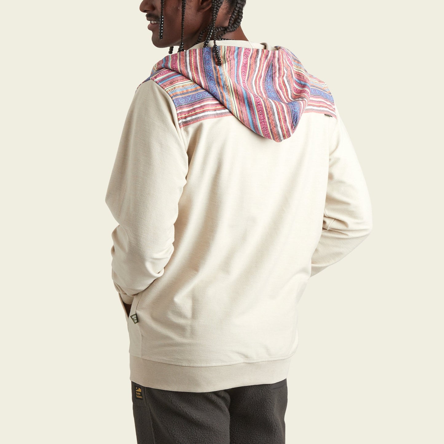 Shaman Hoodie - Oatmeal Heather / Quanzi Jacquard