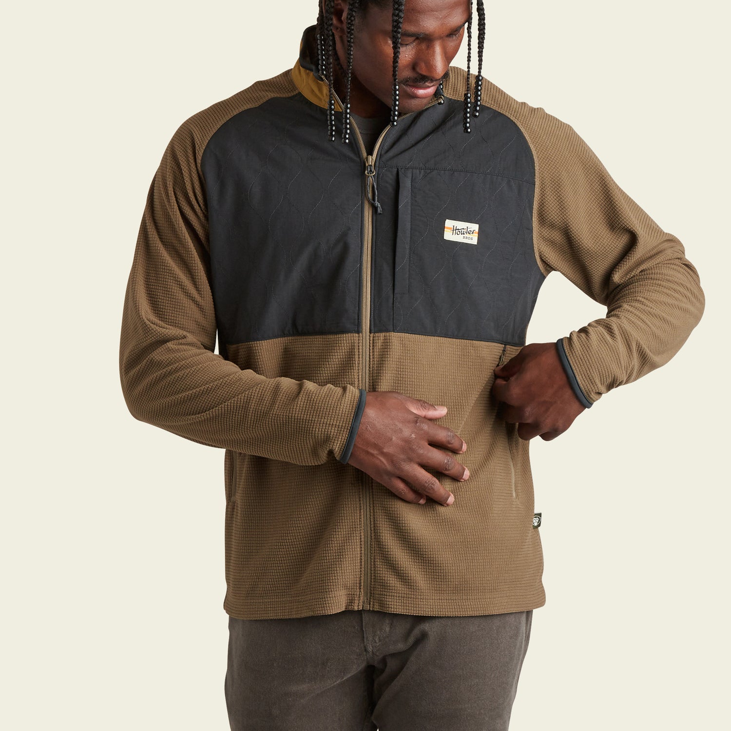 Talisman Jacket HOWLER – Fleece BROTHERS Grid