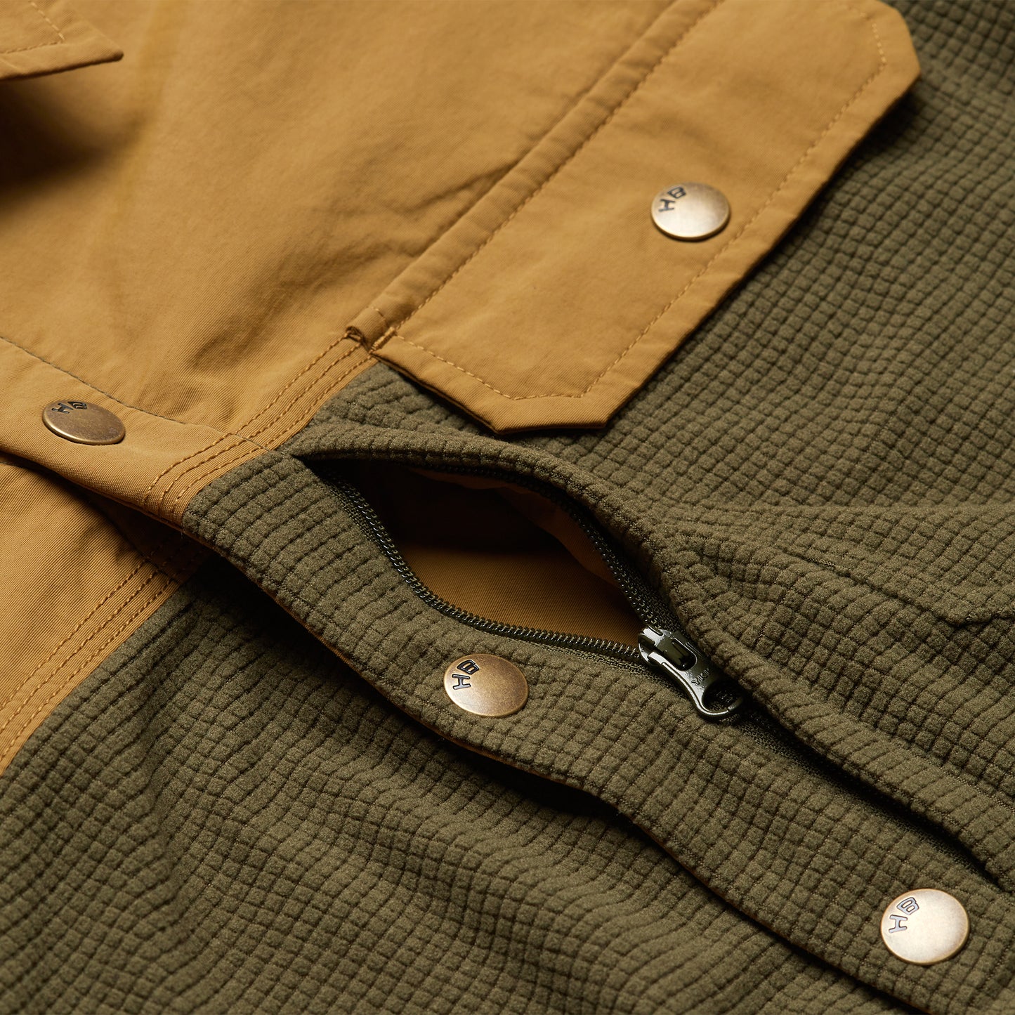 Vapors Grid Fleece Overshirt