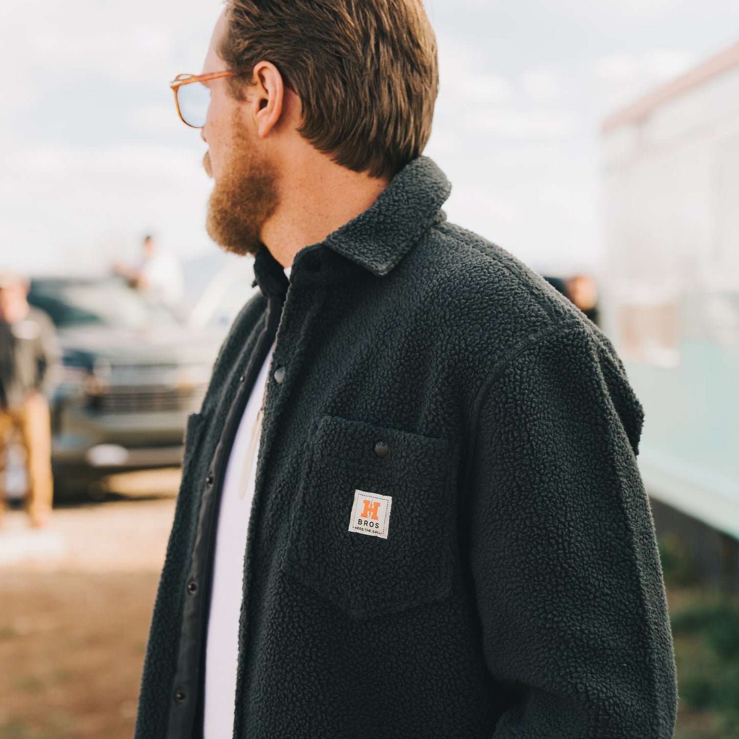 Allegheny Fleece Overshirt - Antique Black