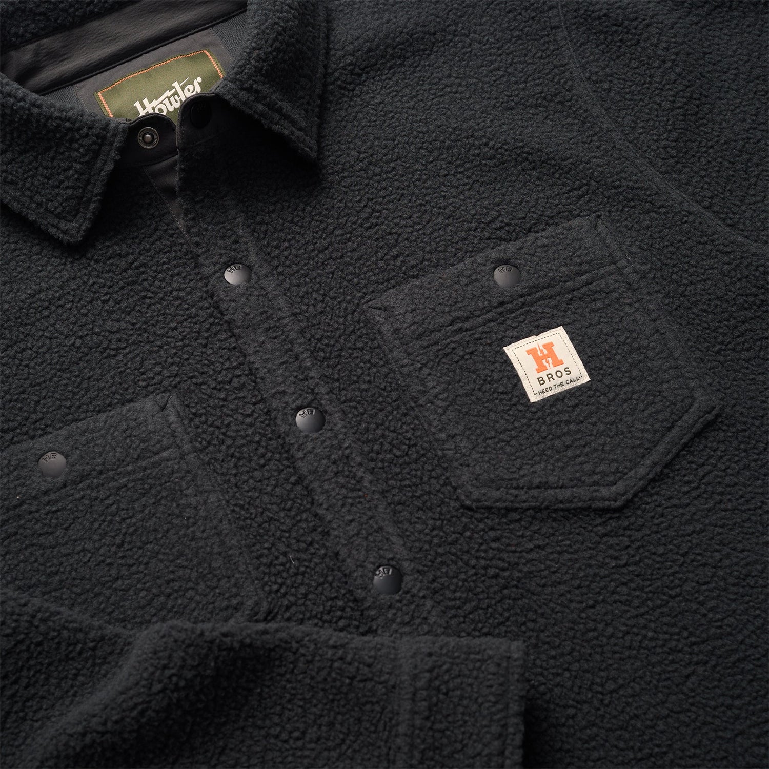 Allegheny Fleece Overshirt - Antique Black