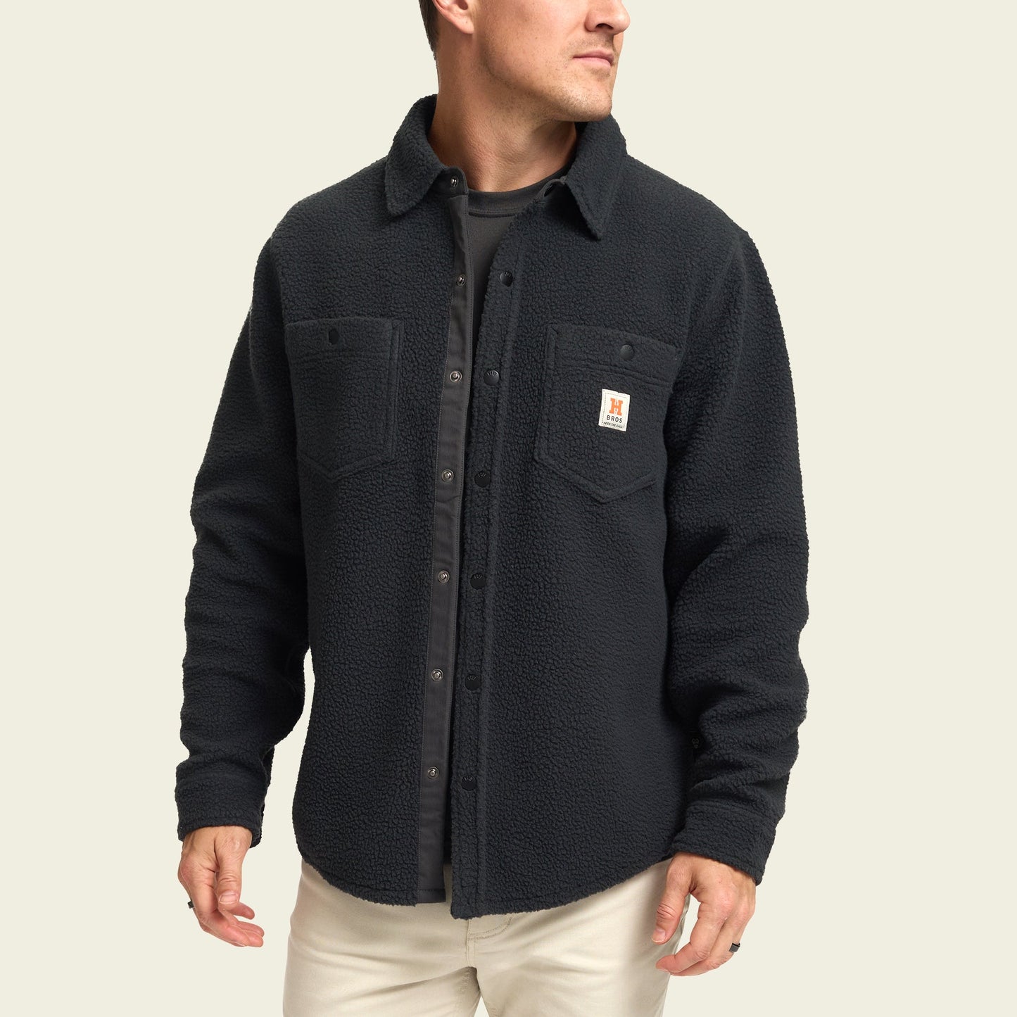 Allegheny Fleece Overshirt - Antique Black