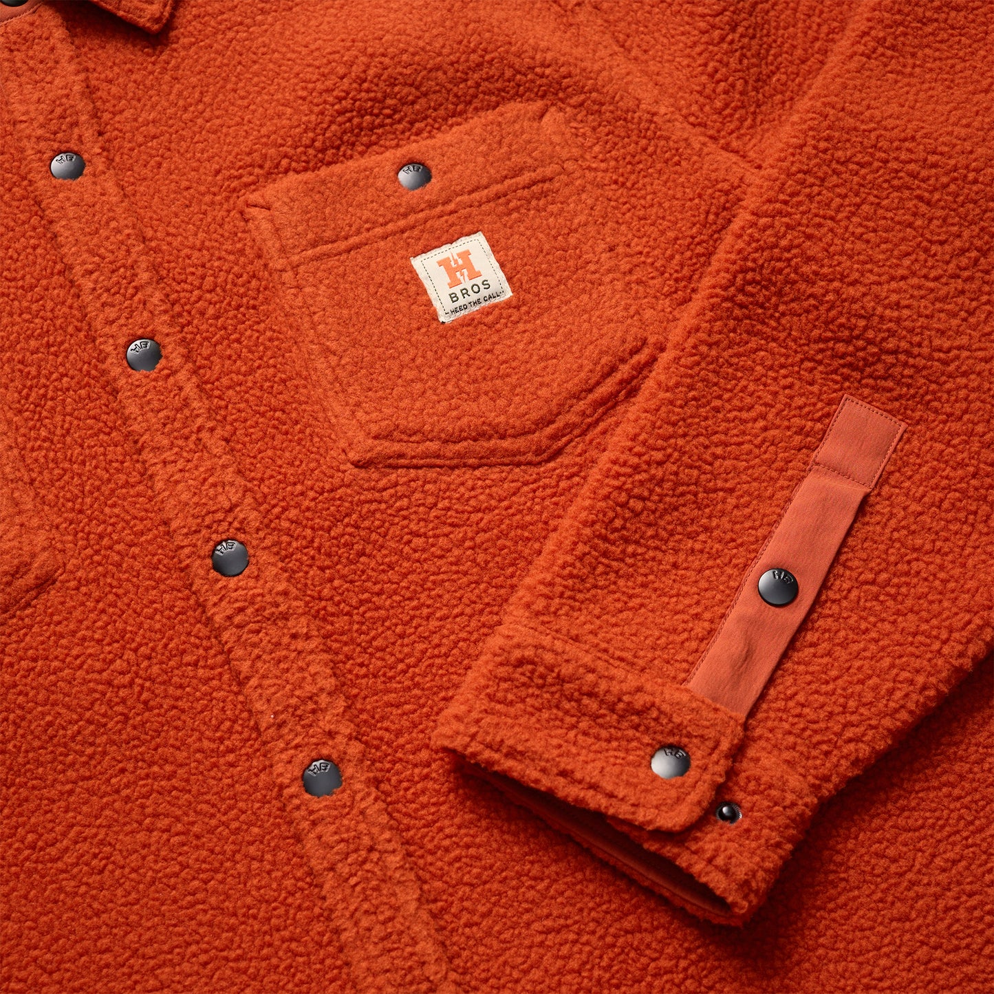 Allegheny Fleece Overshirt - Cinnamon