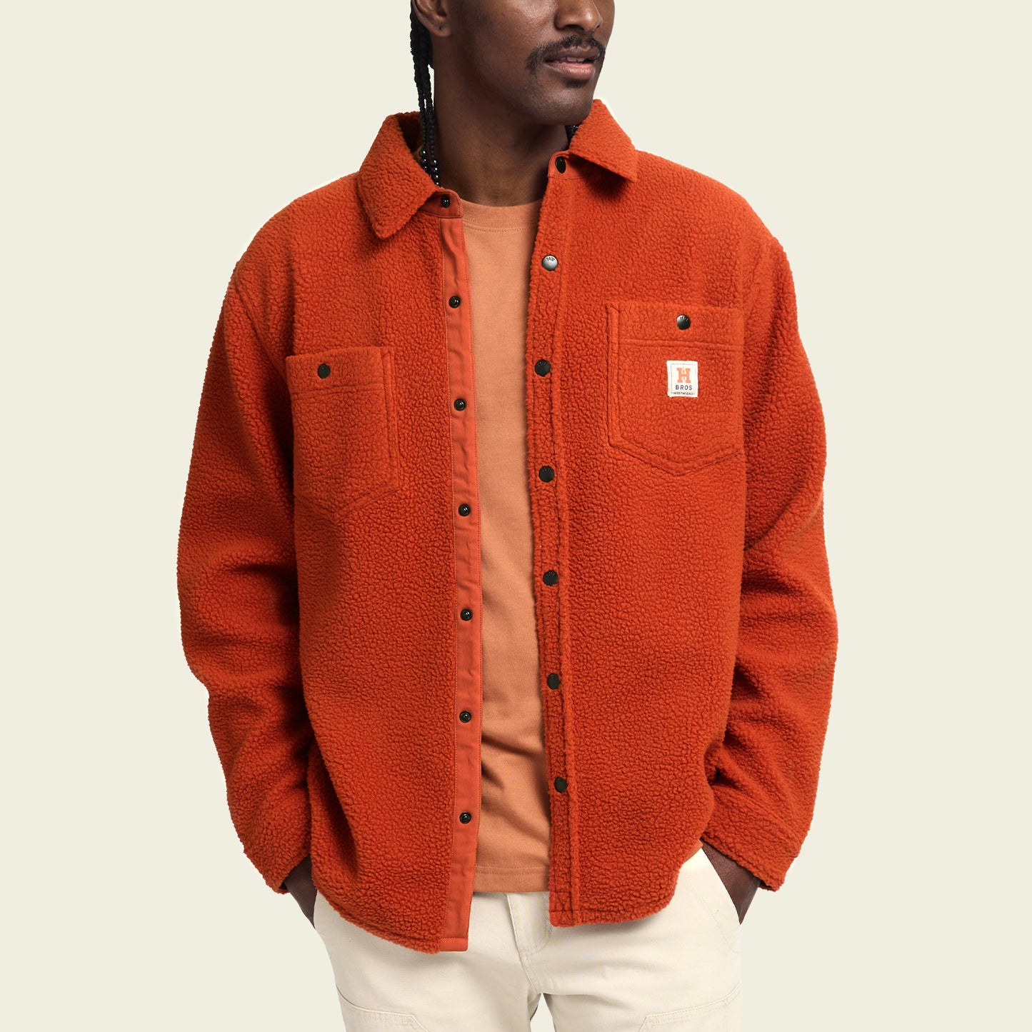 Allegheny Fleece Overshirt - Cinnamon