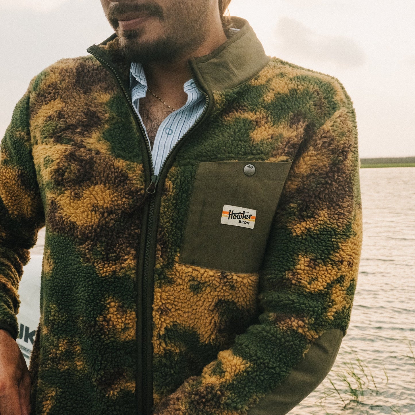 Chisos Fleece Jacket - Inkblots : Camo