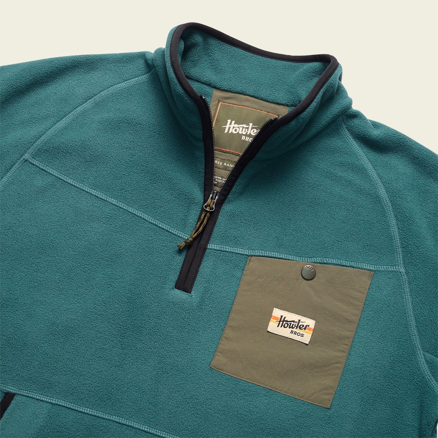 Free Range Fleece Pullover - Sea Blue