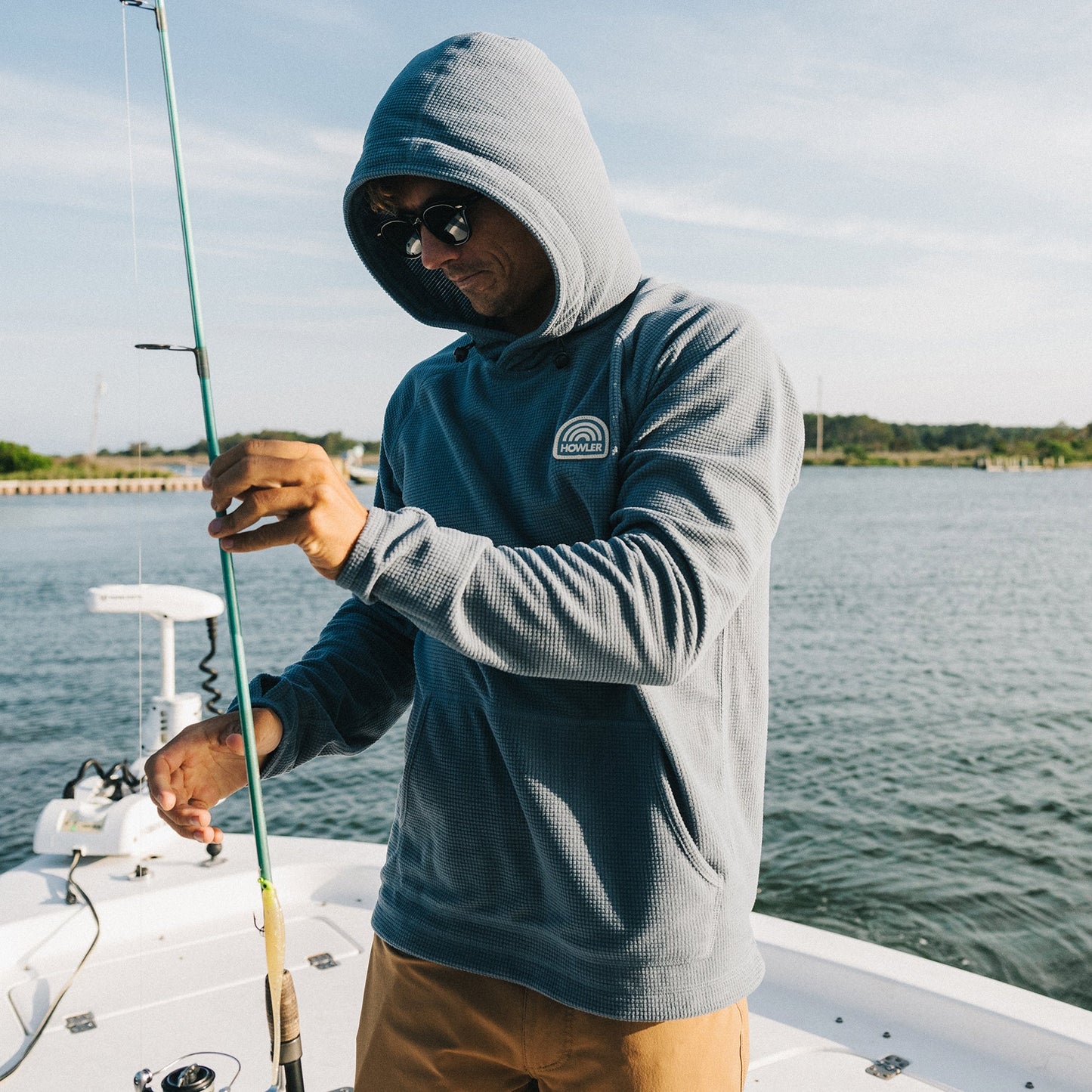 Palo Duro Grid Fleece Hoodie