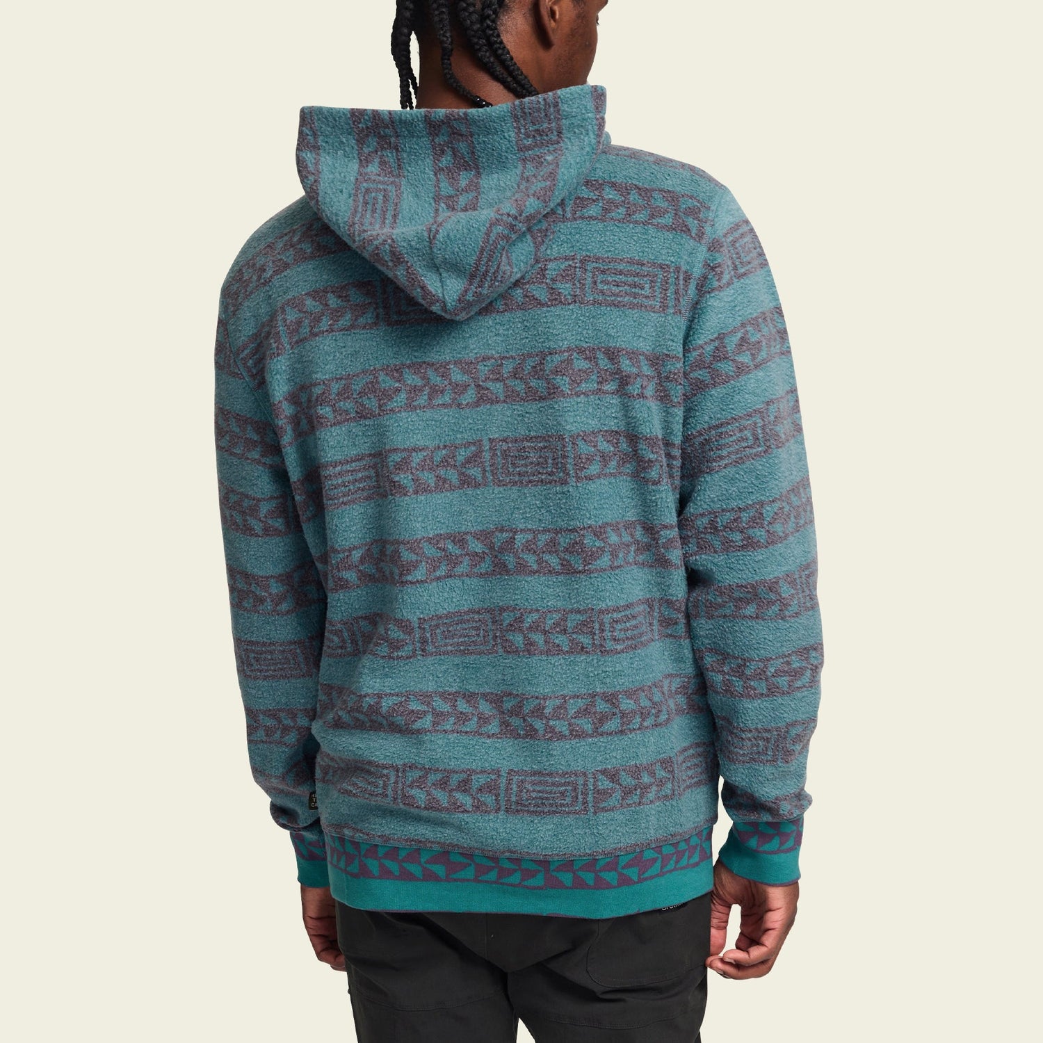 Tajima Hoodie - Hanko Stripe : Aquarium