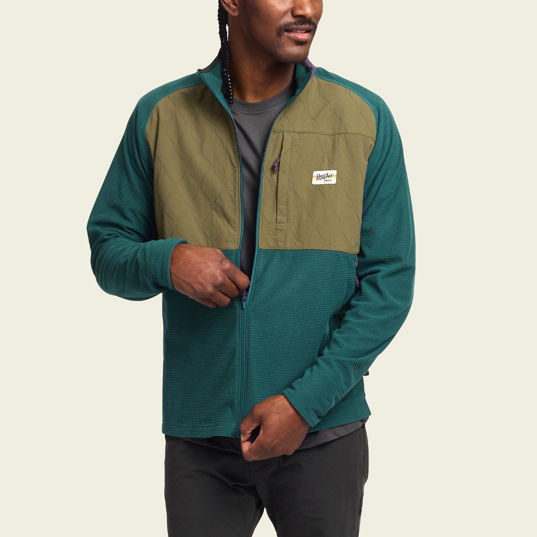 Talisman Fleece Jacket - Pine Green – HOWLER BROTHERS