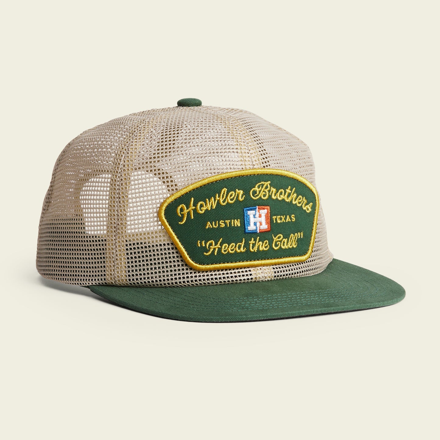 Feedstore Snapback - Tan / Green