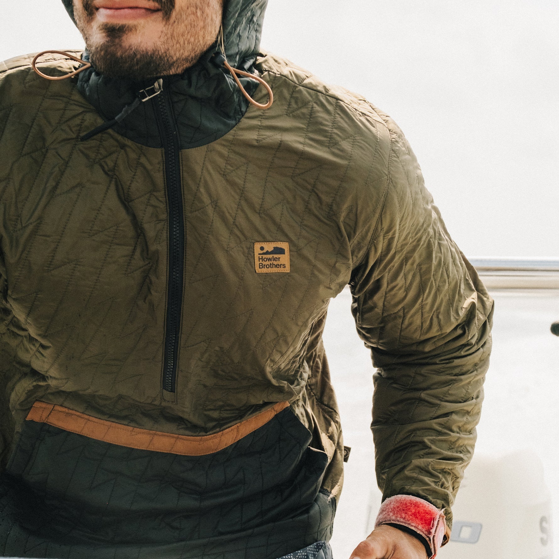 Howler brothers voltage quilted pullover on sale