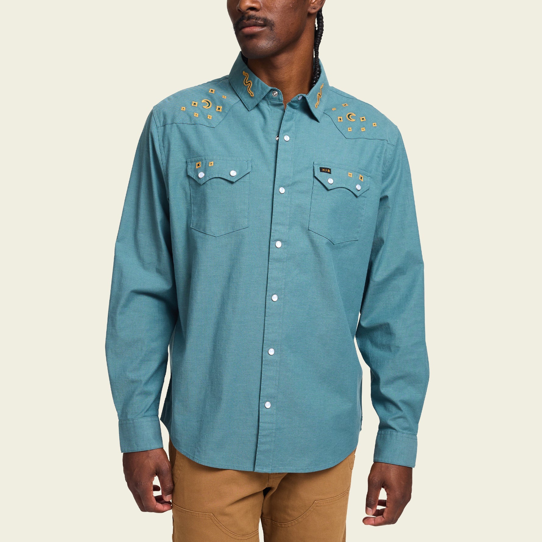 Crosscut Deluxe Snapshirt | Vintage Western Style – HOWLER