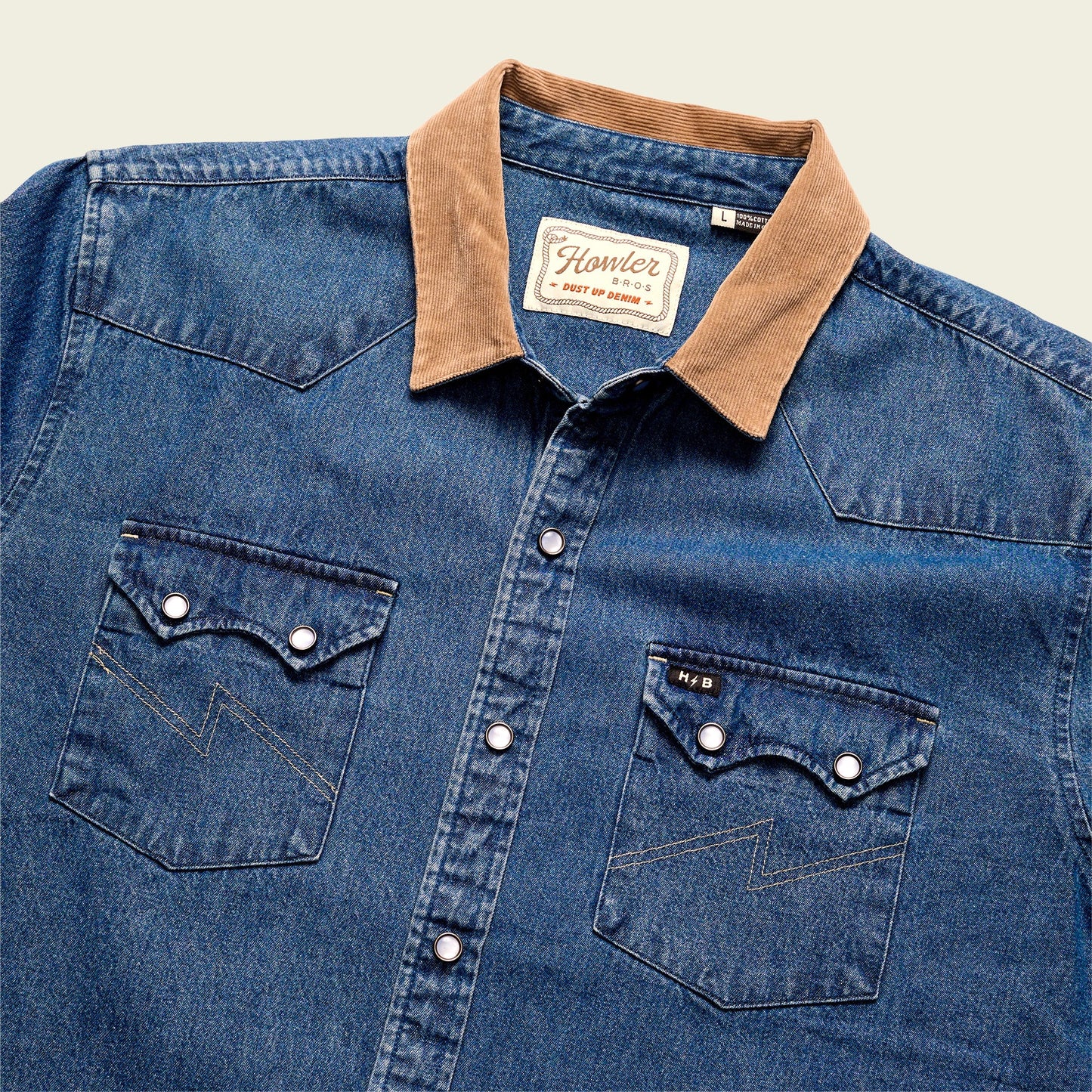 Dust Up Denim Snapshirt