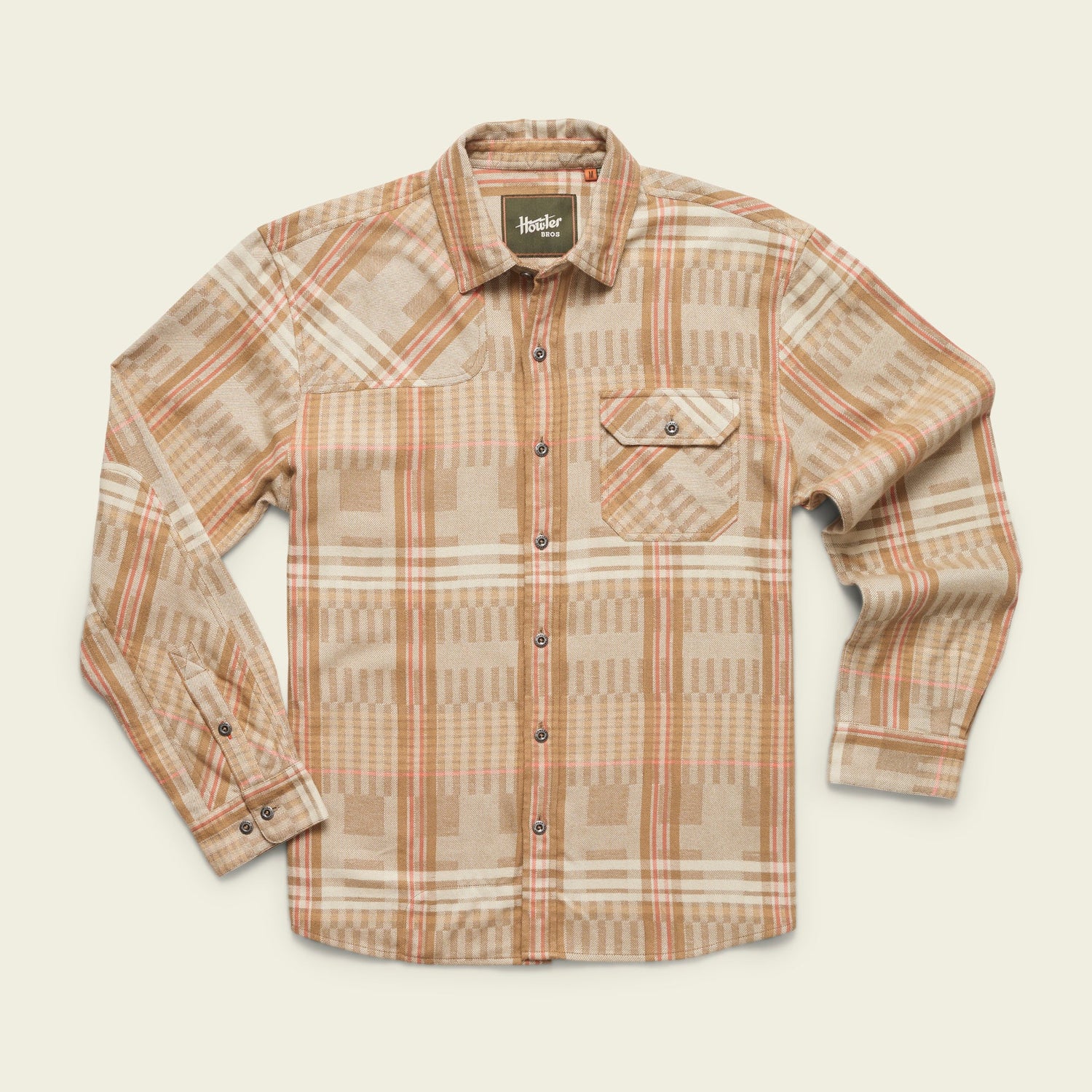 Harker's Flannel - Conor Plaid : Natural