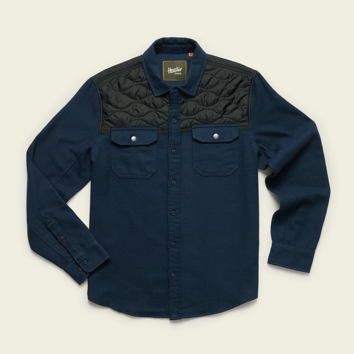 Quintana Quilted Flannel - Station Blue