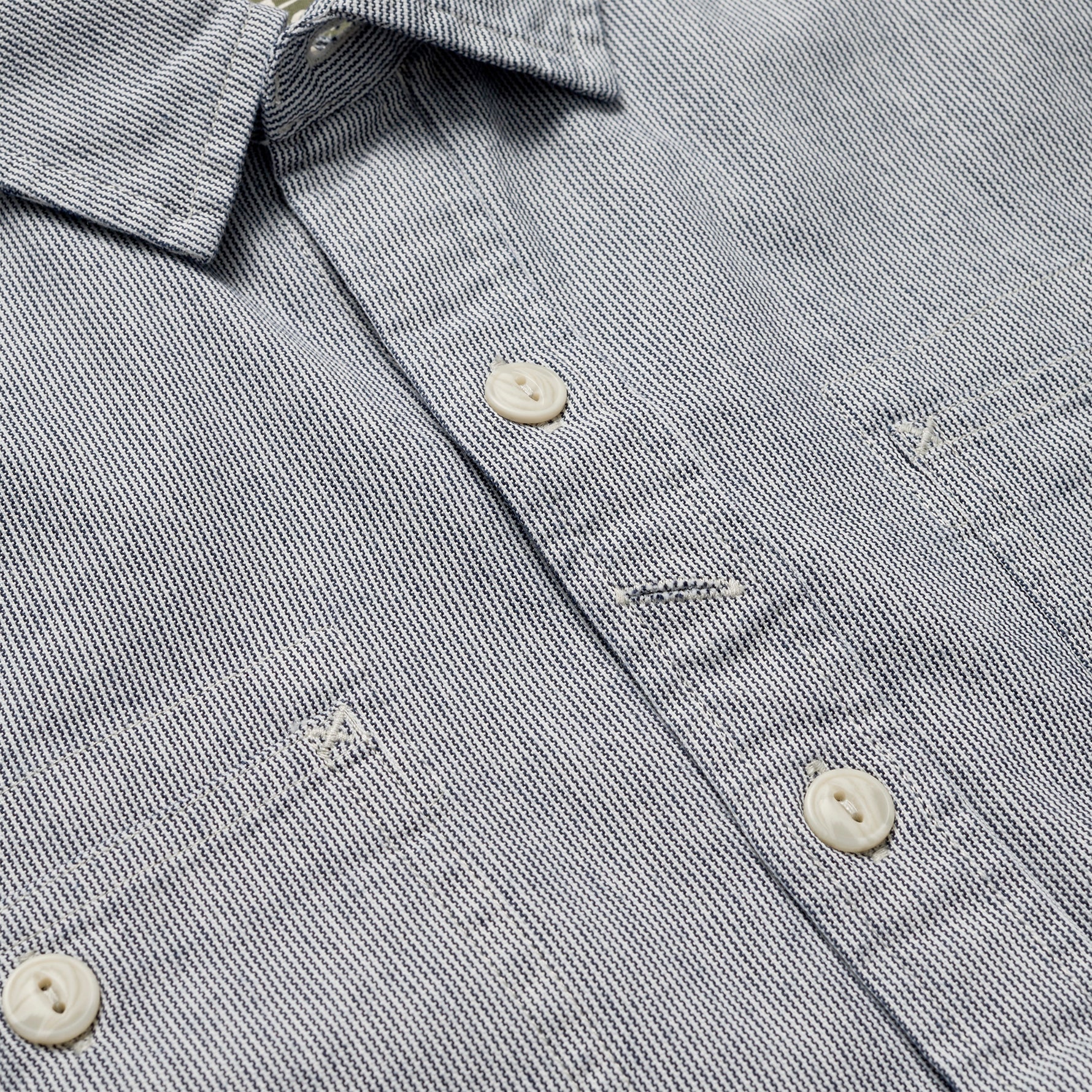 Tallier Work Shirt - Hickory Stripe Chambray – HOWLER BROTHERS