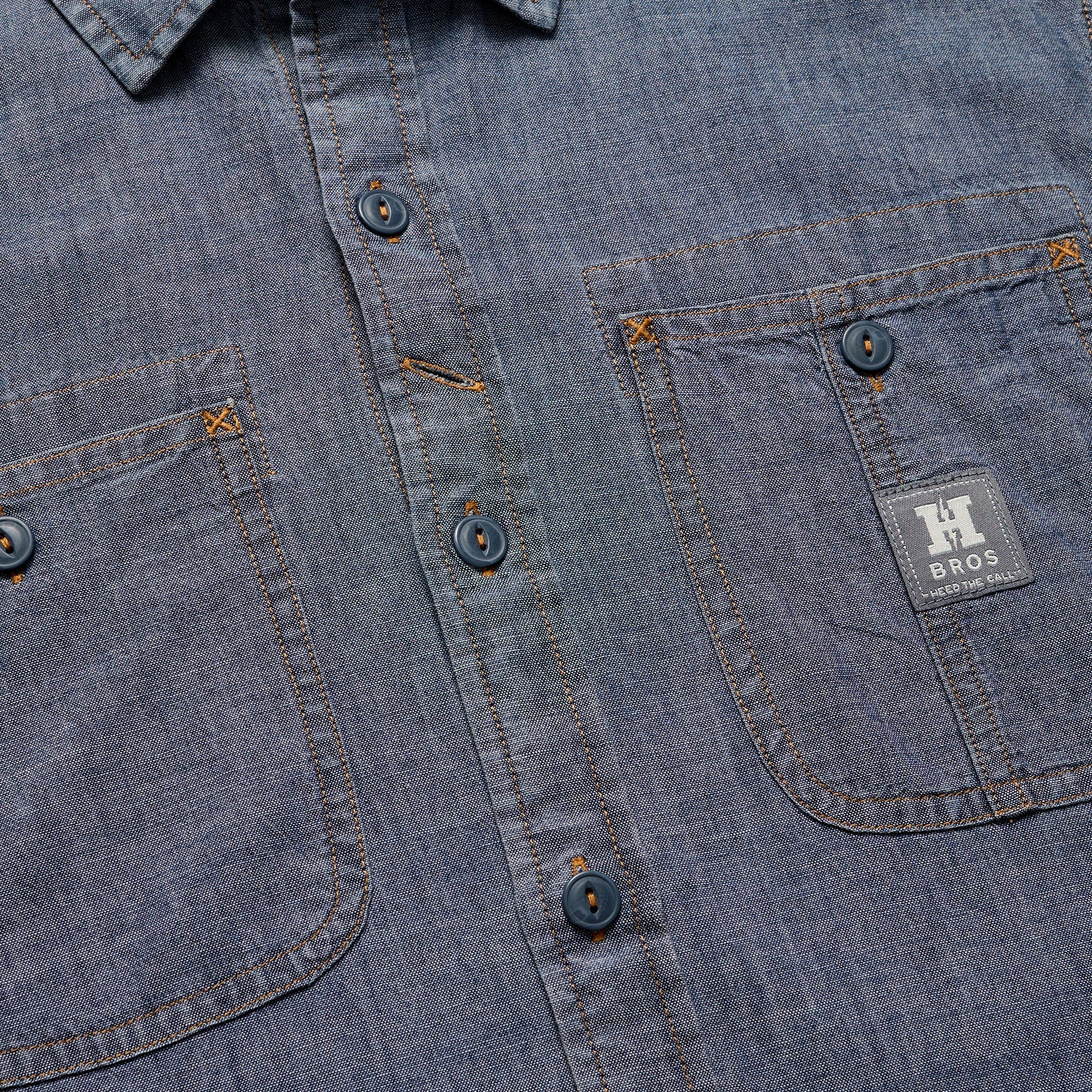 Tallier Work Shirt - Washed Blue Chambray – HOWLER BROTHERS