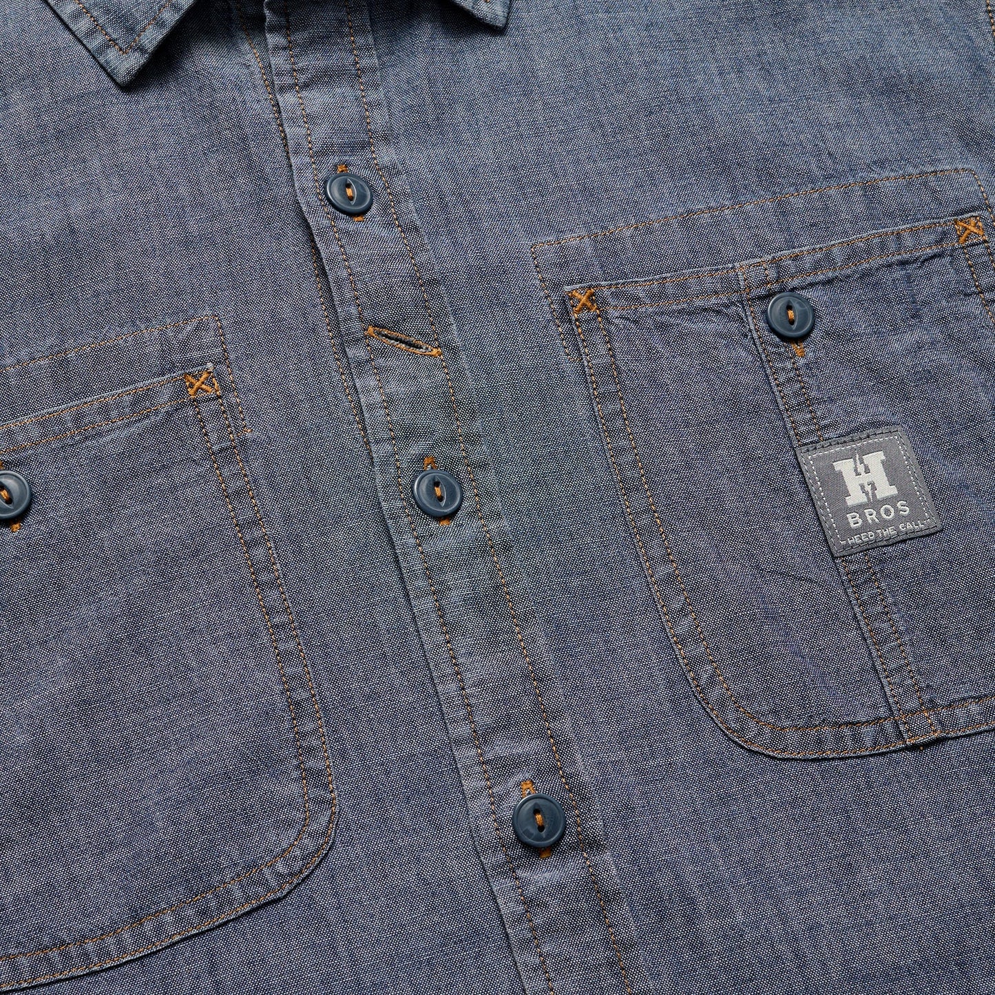 Tallier Work Shirt - Washed Blue Chambray