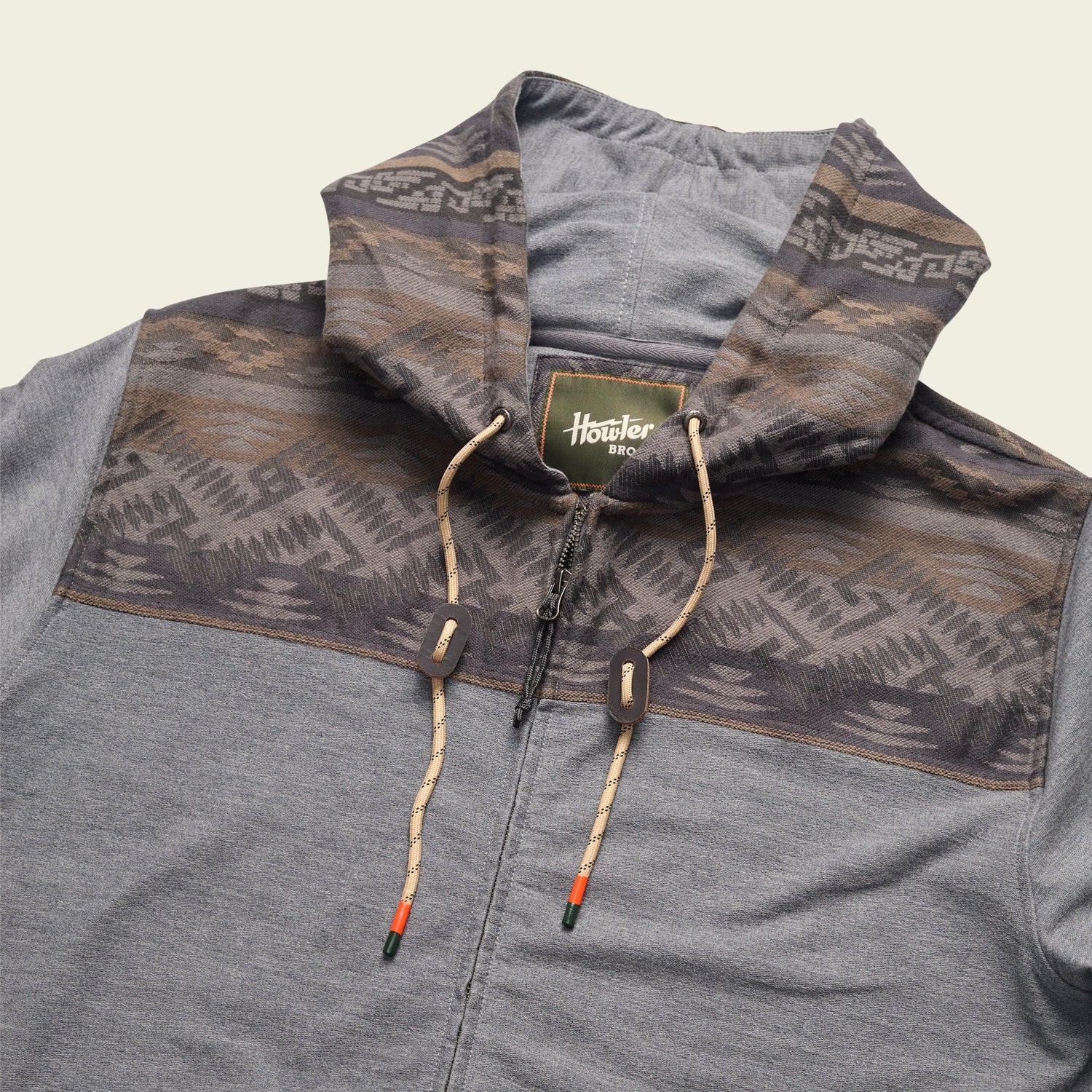 Shaman Hoodie - Deep Grey Heather / Herrador Jacquard