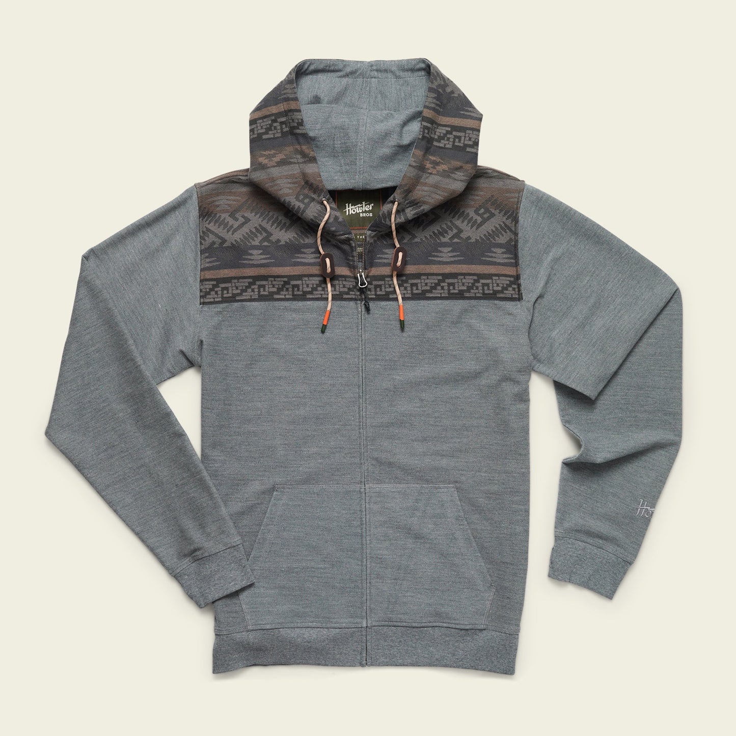 Shaman Hoodie - Deep Grey Heather / Herrador Jacquard