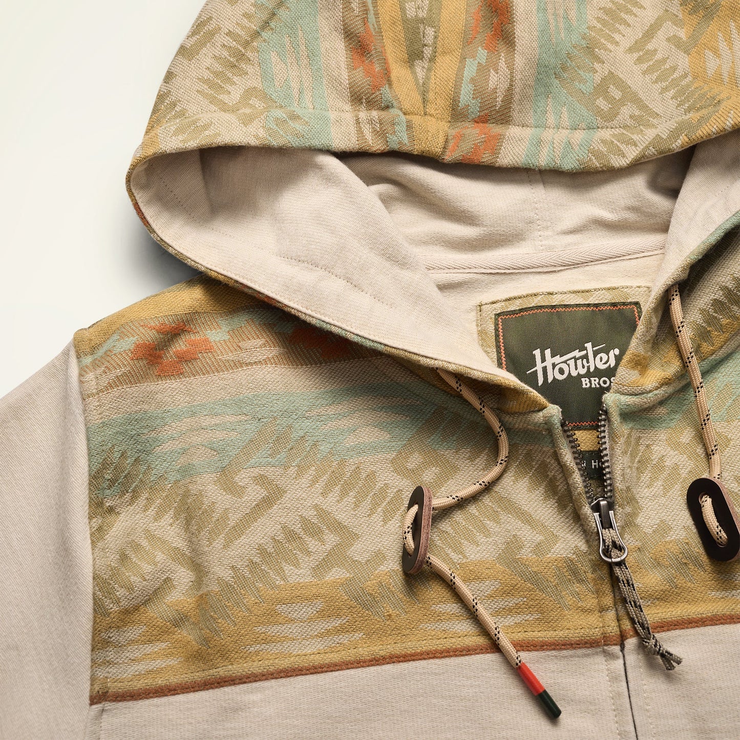 Shaman Hoodie - Oatmeal / Herrador Jacquard